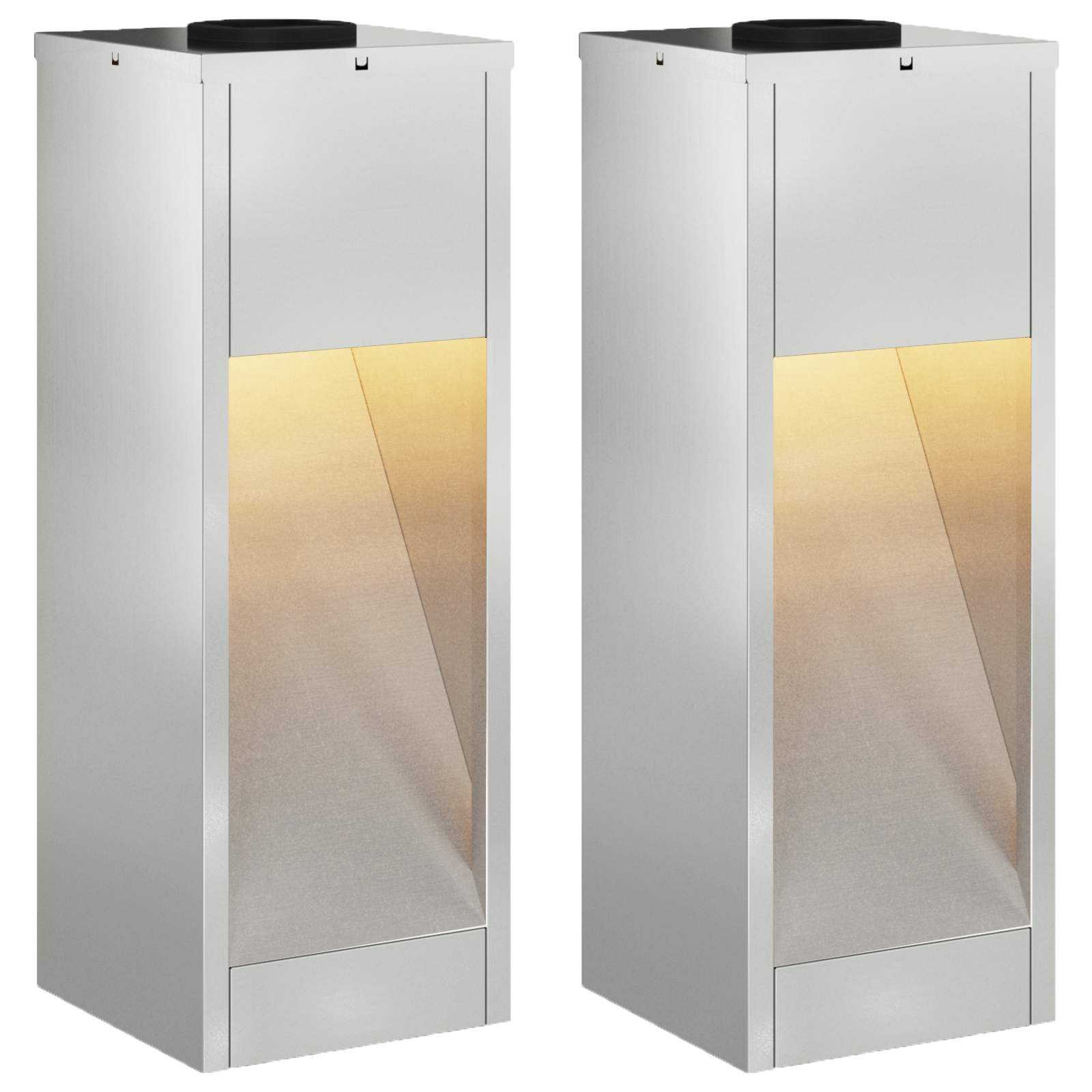 Saulės LED takų šviestuvas 2 pcs Cinkuotas Cinkuotas