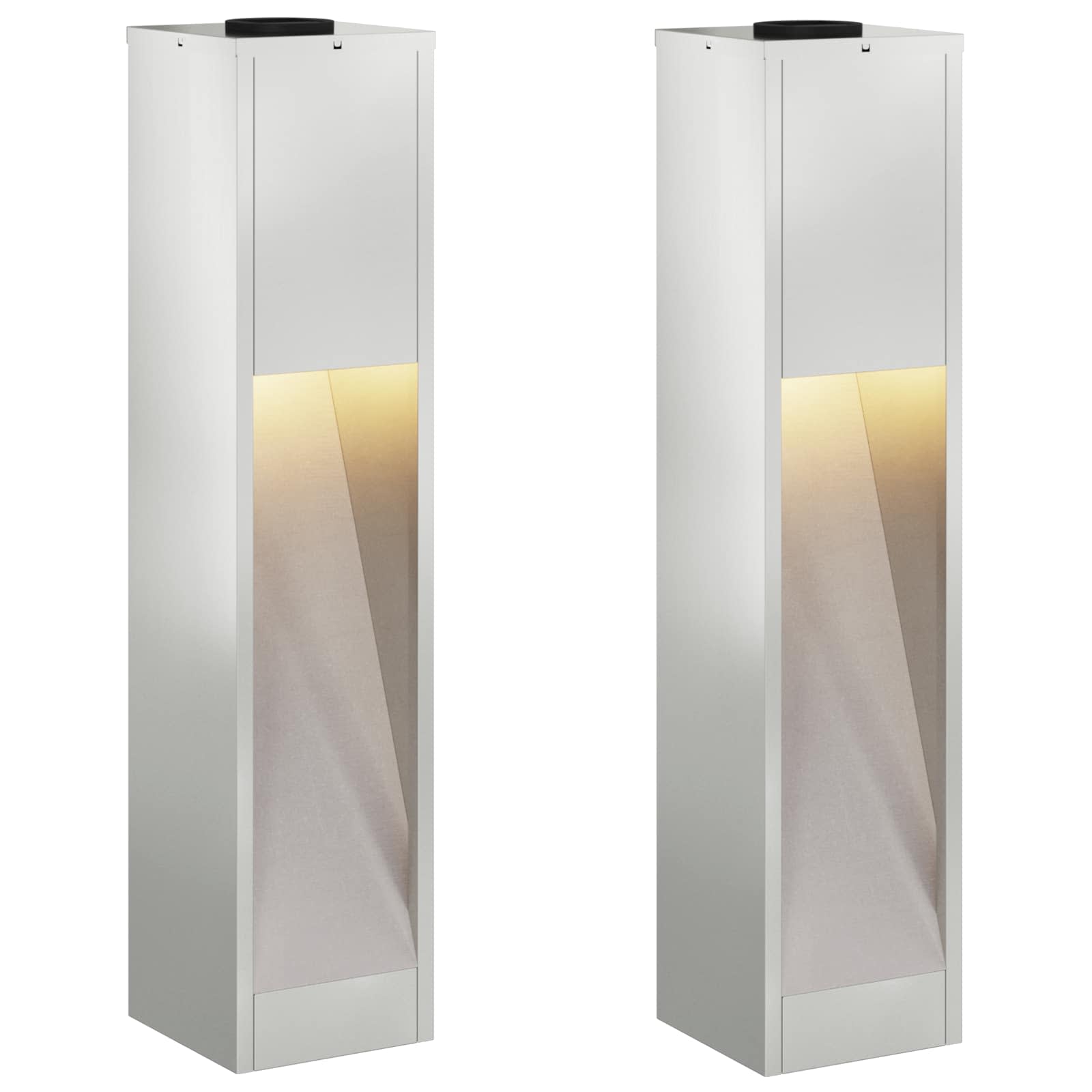 Saulės LED takų šviestuvas 2 pcs Cinkuotas Cinkuotas