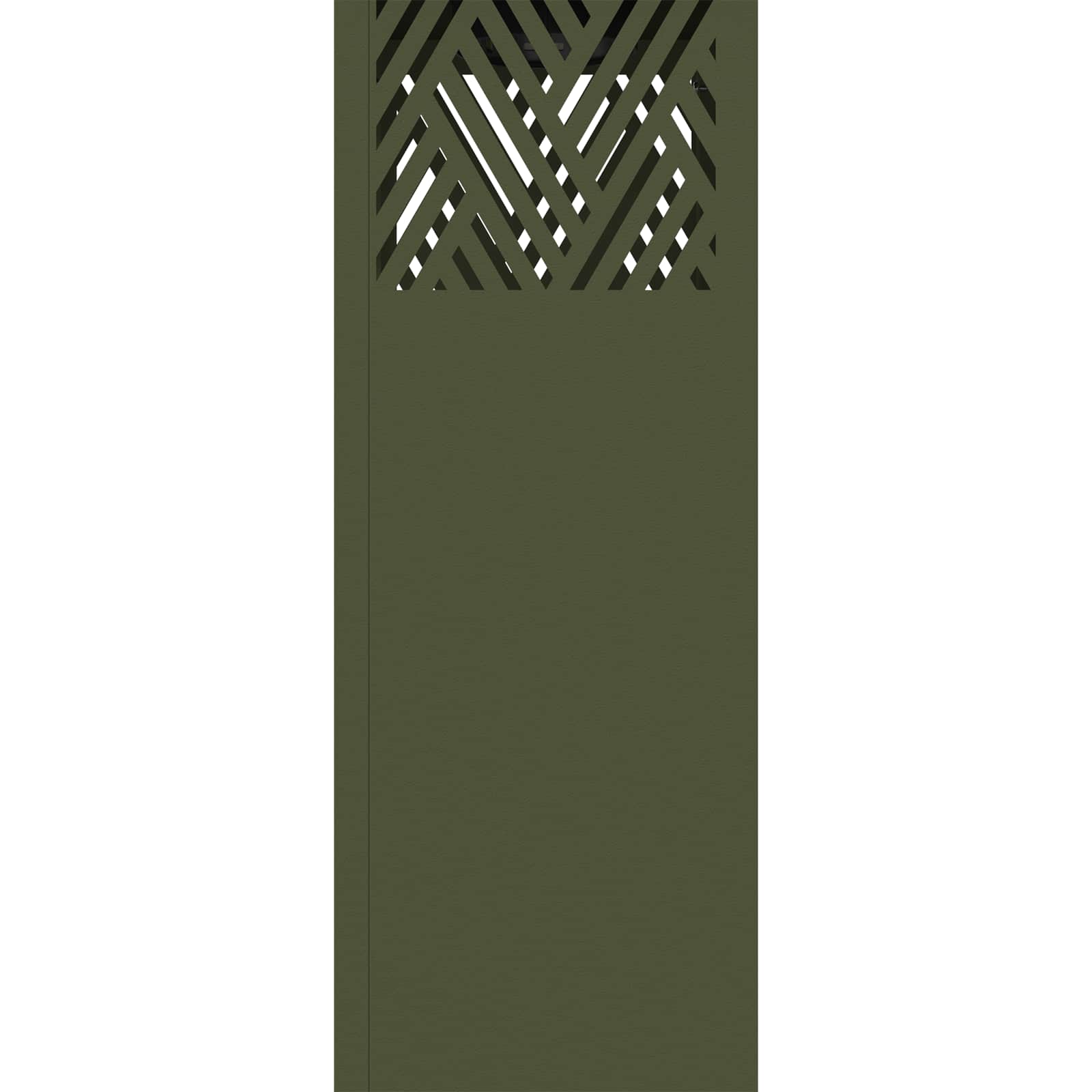 Solar LED Pathway Light Christmas Tree 2 pcs Olive Green