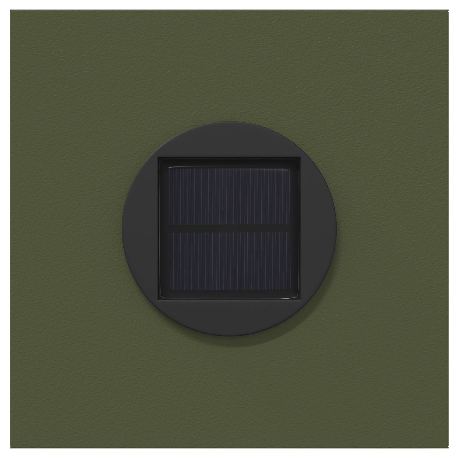 Solar LED Pathway Light Christmas Tree 2 pcs Olive Green