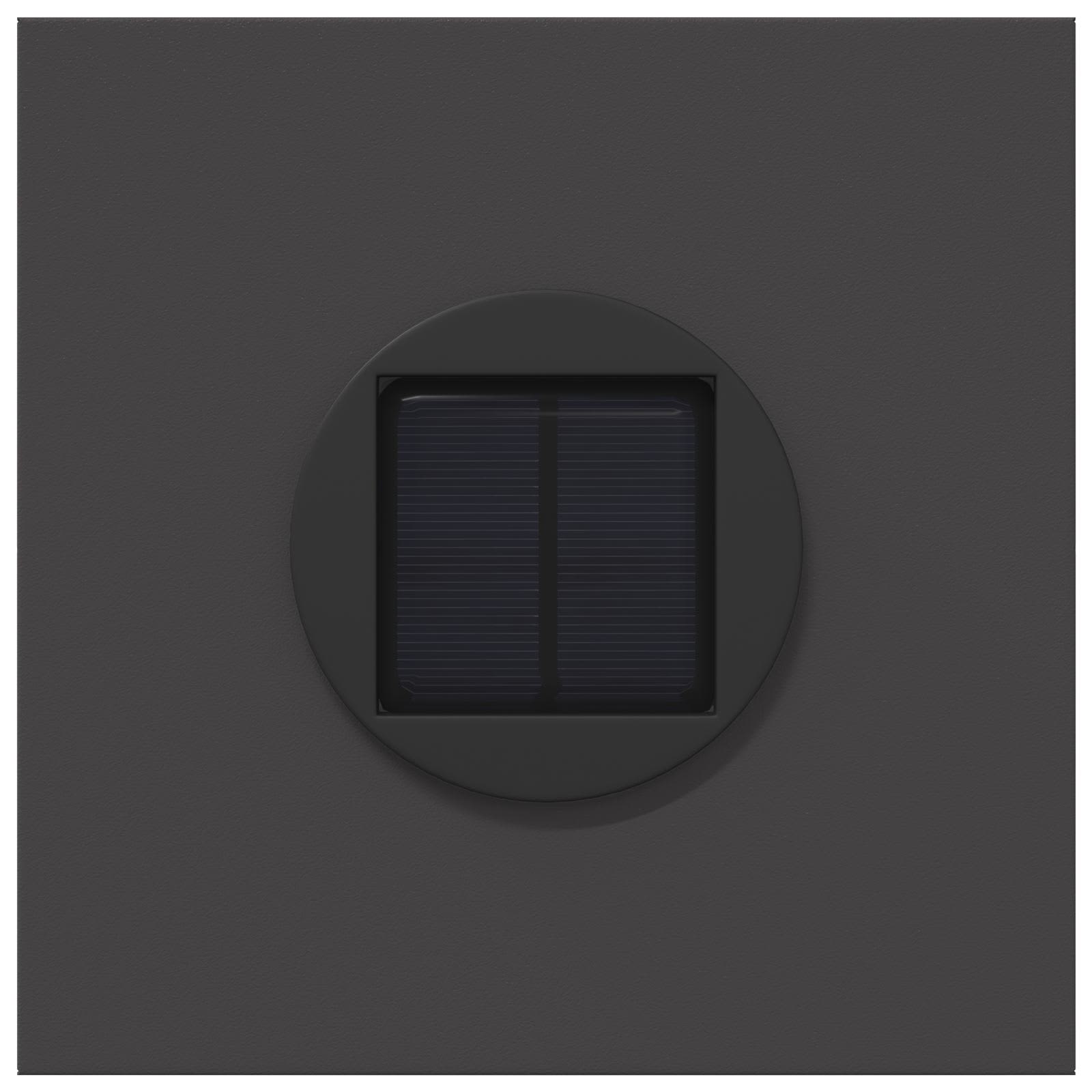 Saulės LED šaligatvio šviesa 2 pcs Juoda