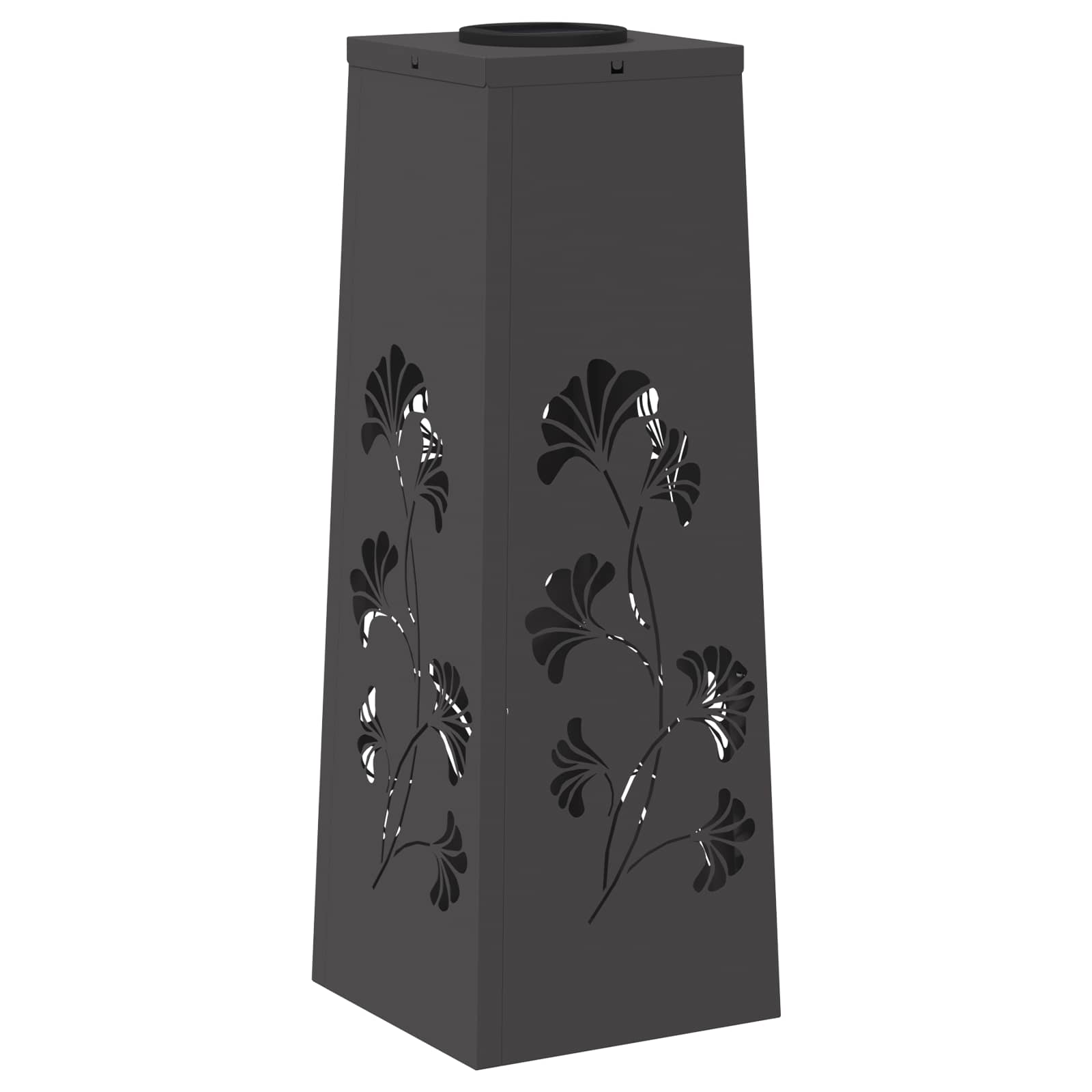 Saulės LED šaligatvio šviesa 2 pcs Juoda