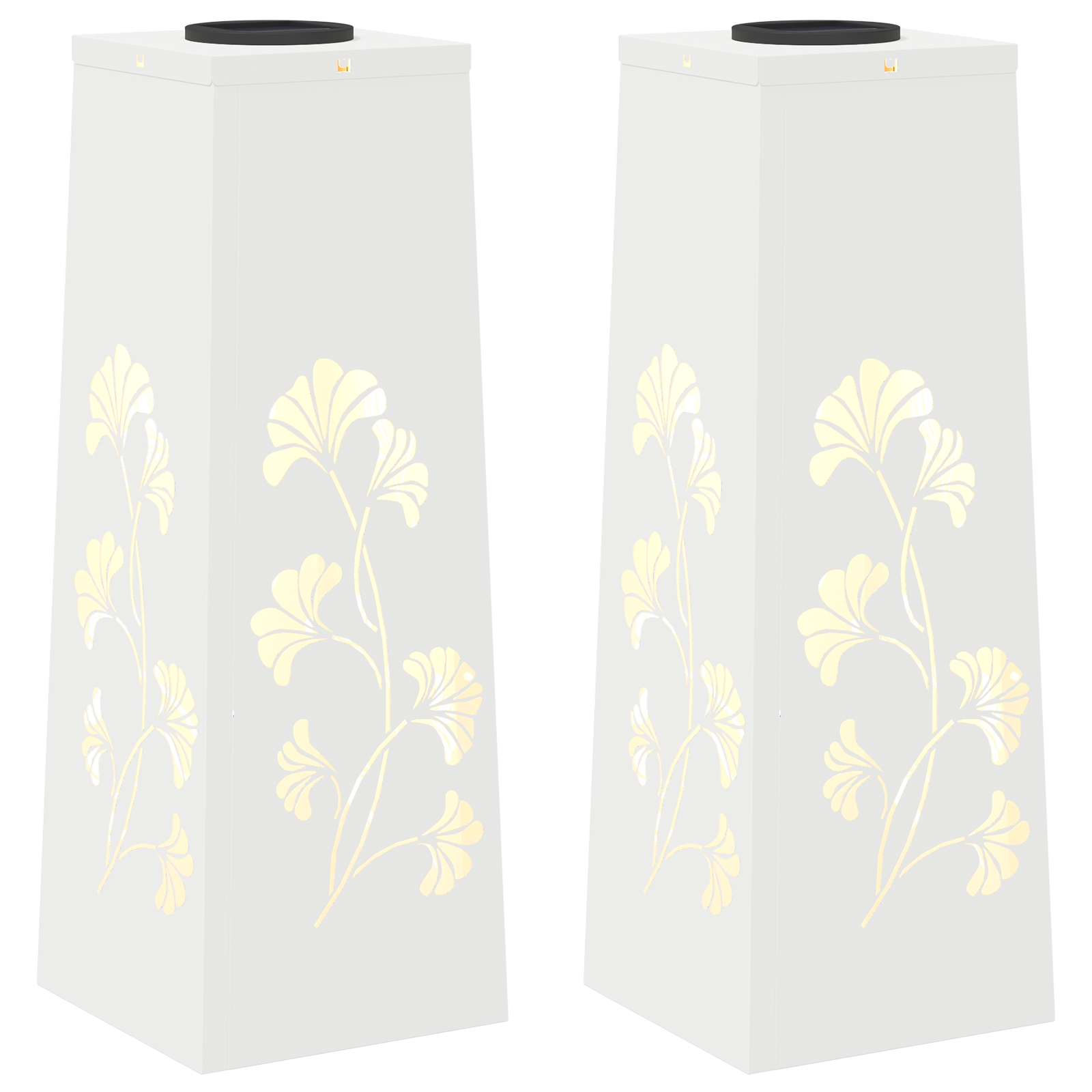 Saulės LED šaligatvio šviesa 2 pcs Balta