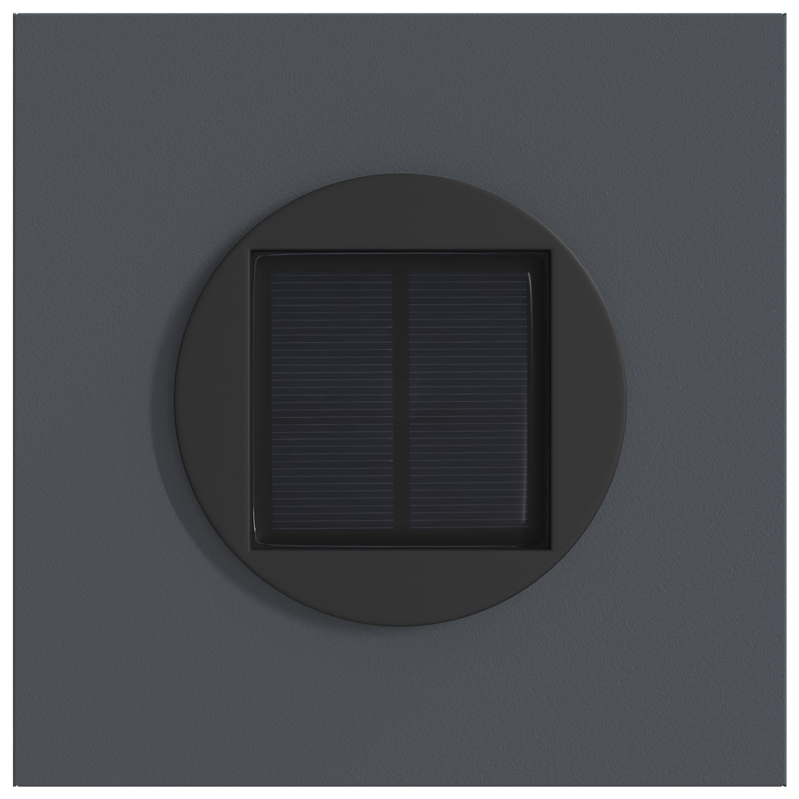 Saulės LED šaligatvio šviesa 2 pcs Antracitas