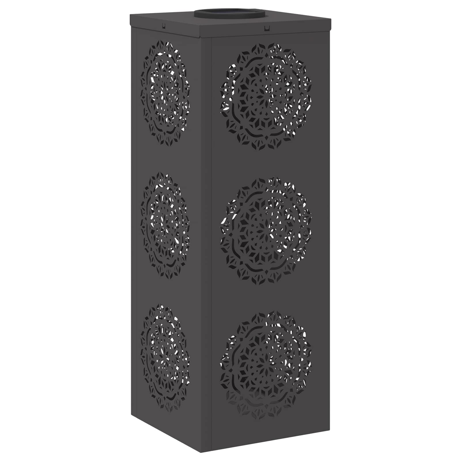 Saulės LED šaligatvio šviesa 2 pcs Juoda