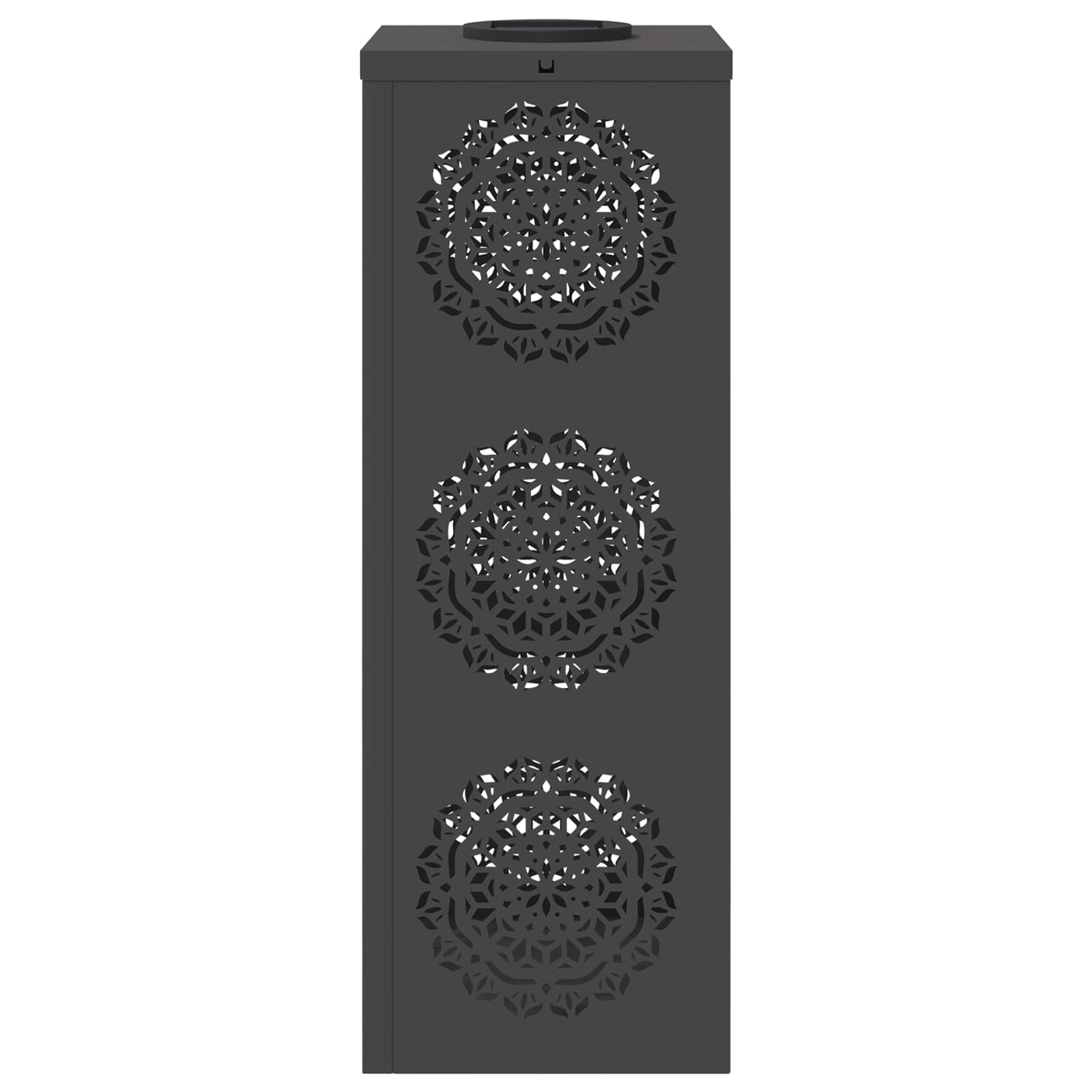 Saulės LED šaligatvio šviesa 2 pcs Juoda