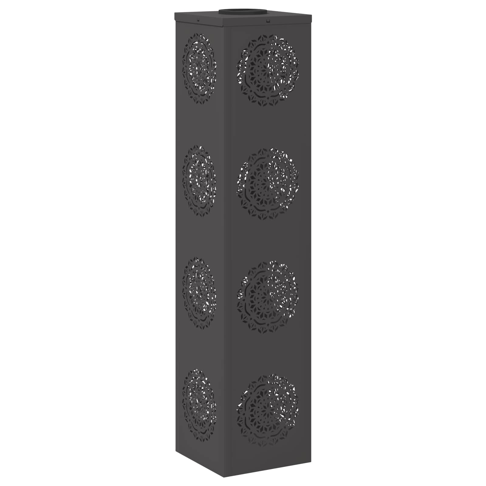 Saulės LED šaligatvio šviesa 2 pcs Juoda