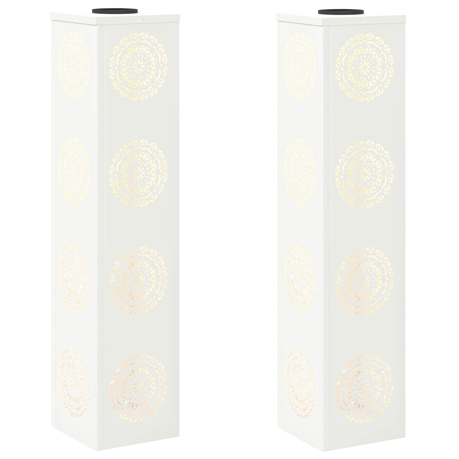 Saulės LED šaligatvio šviesa 2 pcs Balta