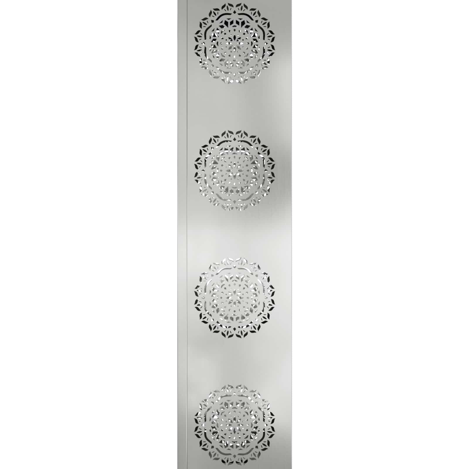 Saulės LED šaligatvio šviesa 2 pcs Sidabro Cinkuota plienas