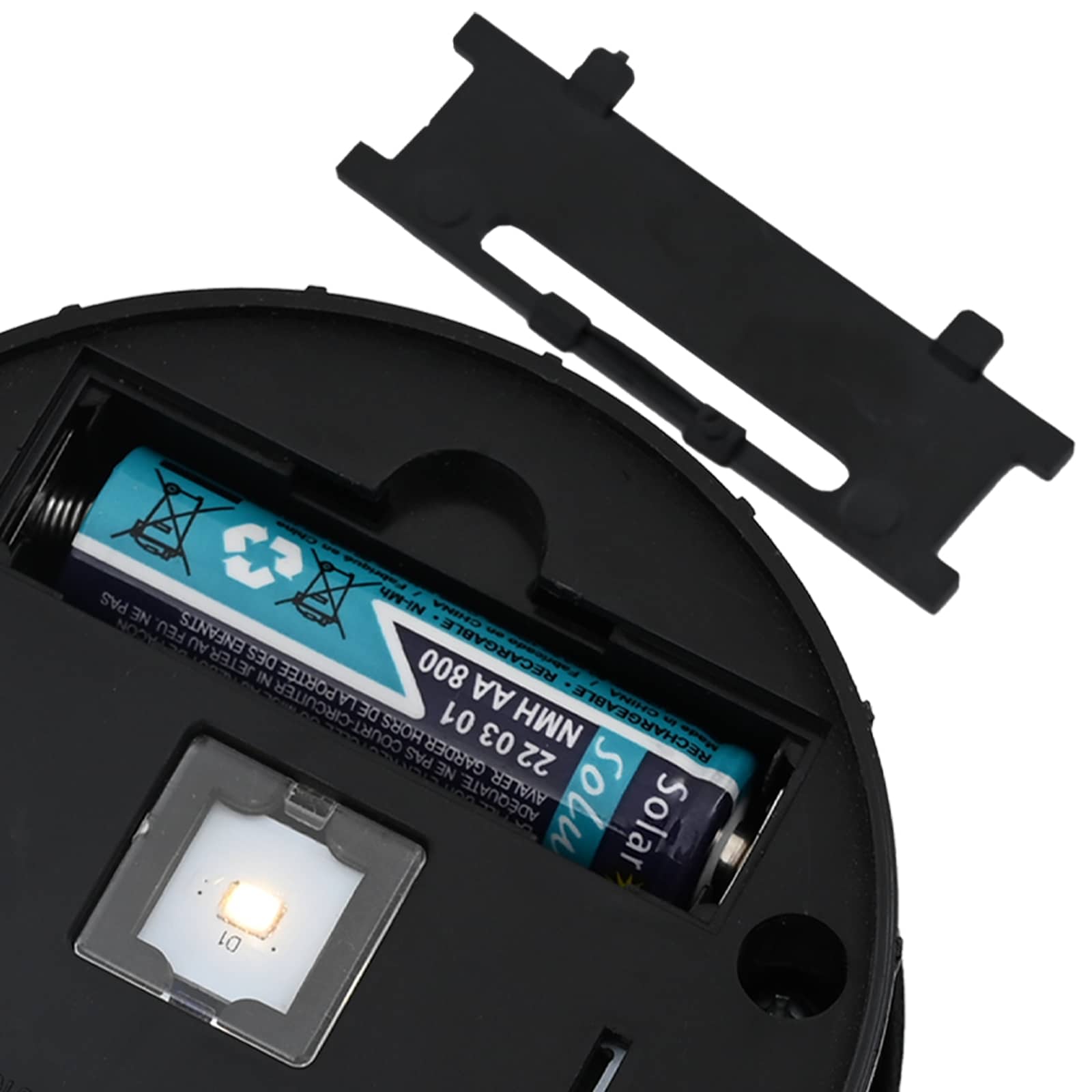 Saulės LED šaligatvio šviesa 2 pcs Bronzinė