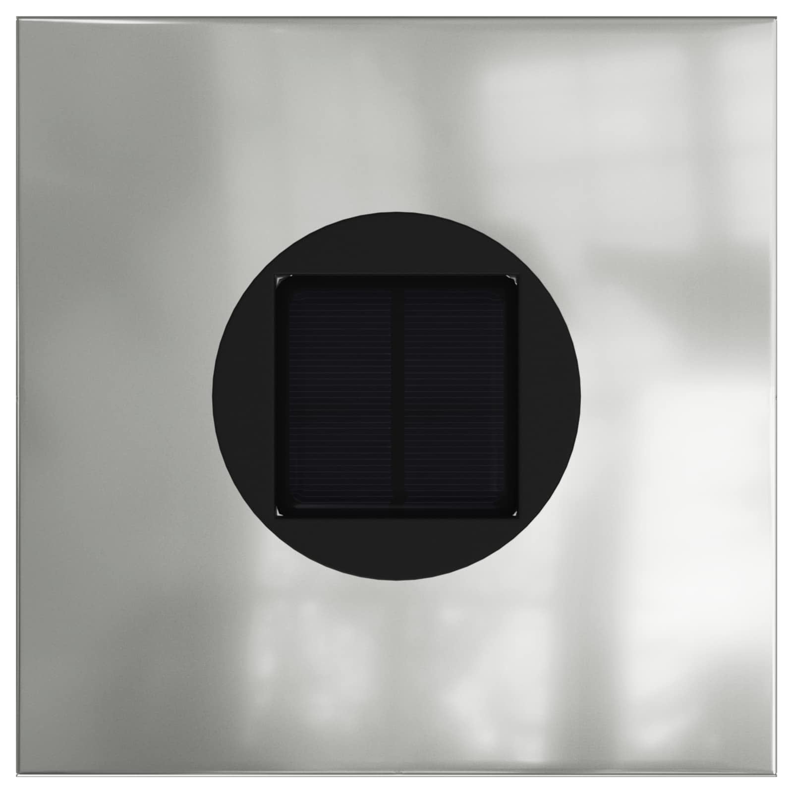 Saulės LED šaligatvio šviesa 2 pcs Sidabro Cinkuota plienas