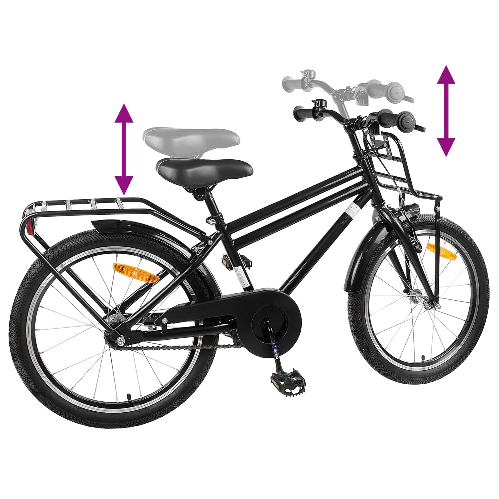 Children's Bicycle 20 Inch 6-11 years old Black