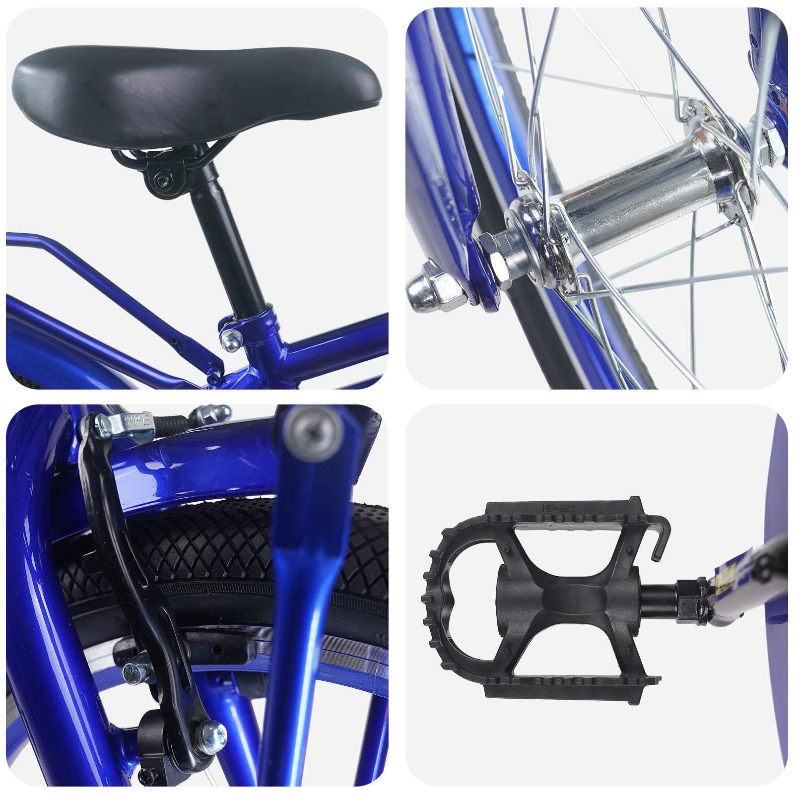 Kids' Bicycle 20 Inch for ages 6-11 Dark Blue