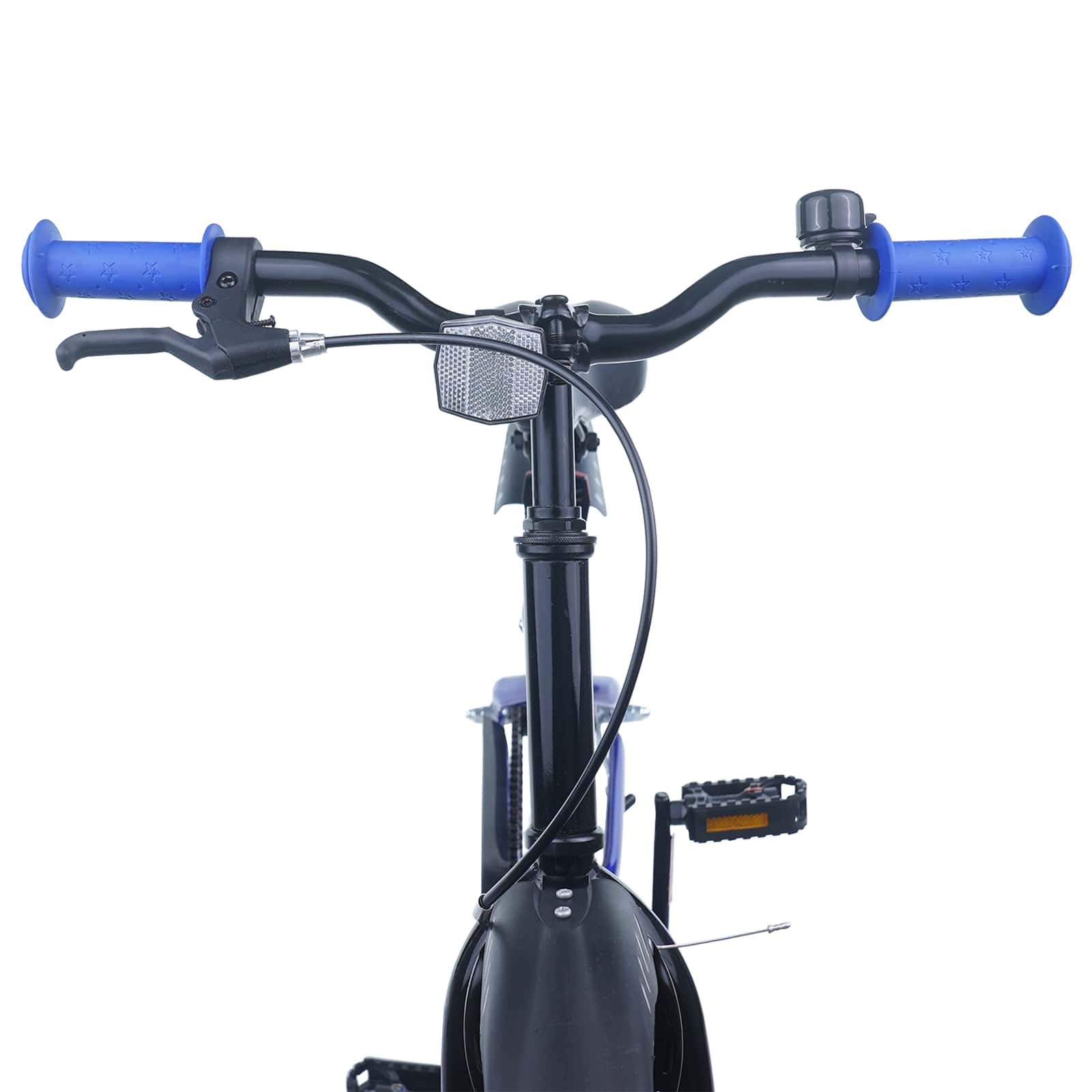 Kids' Bike 22 Inch for 7-12 Year Olds Blue Black