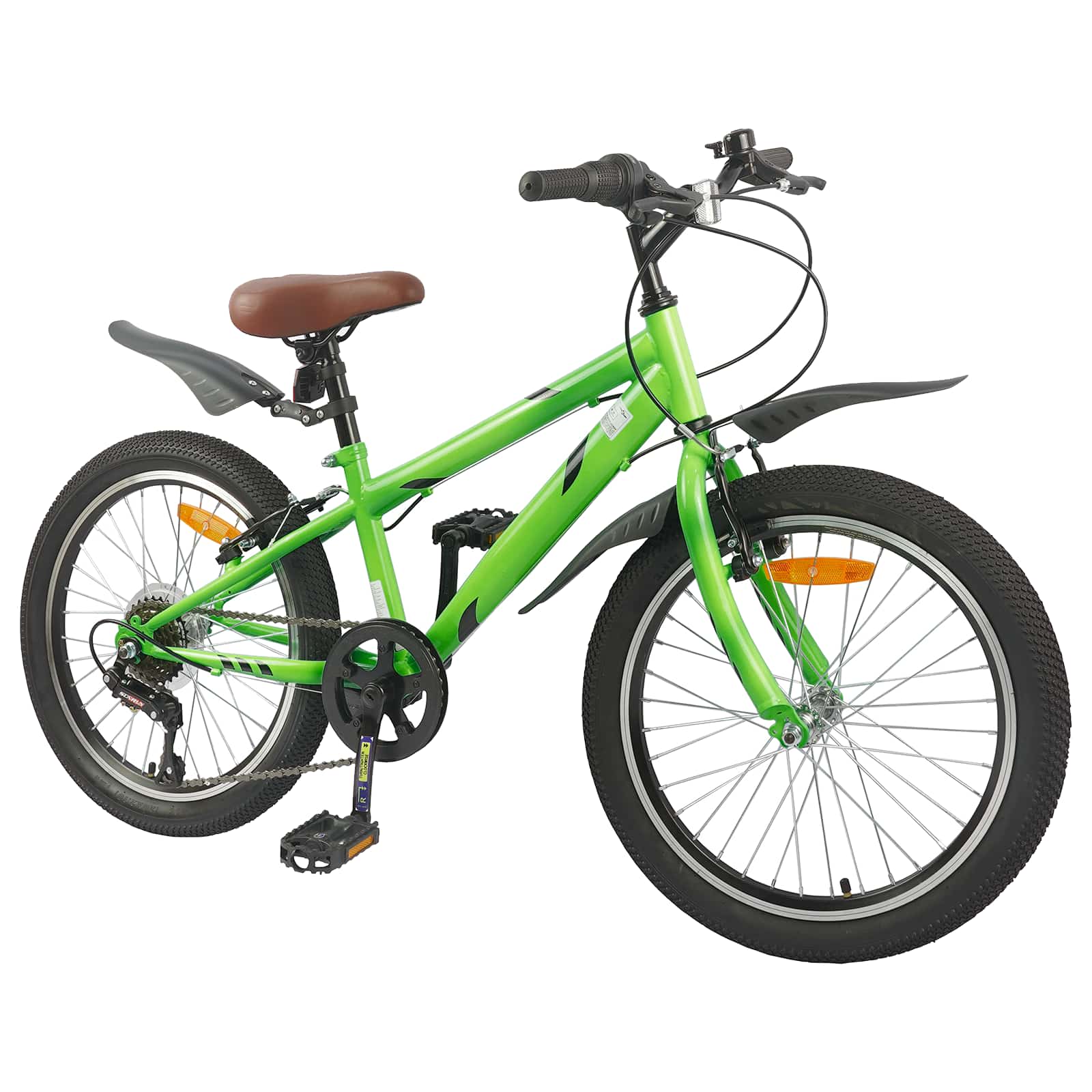 Vaikų Dviratis 24 Colių 6-Speed 8-12 metų Žalia