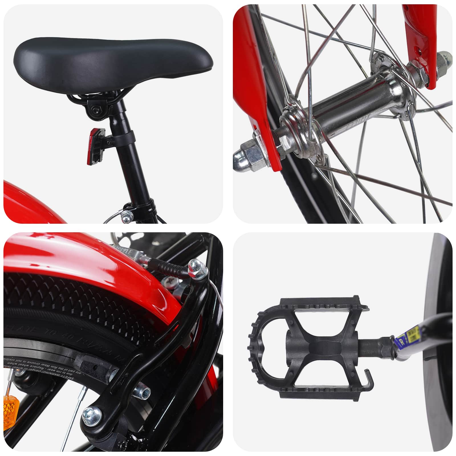 Kids' Bike 18 Inch for 5–7 Year Olds Blue White