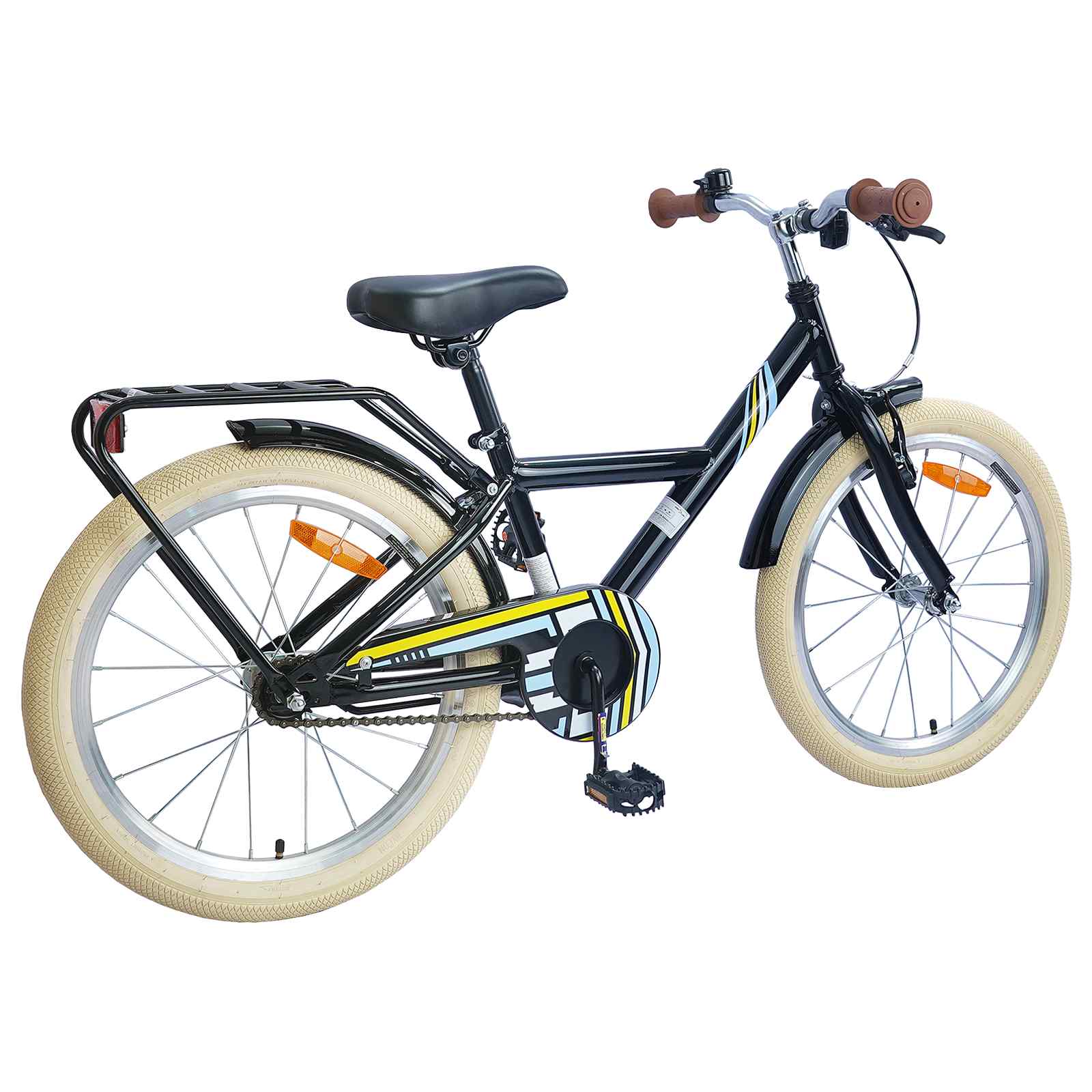 Kids' Bicycle 18 Inch for 5–7 Year Olds Black