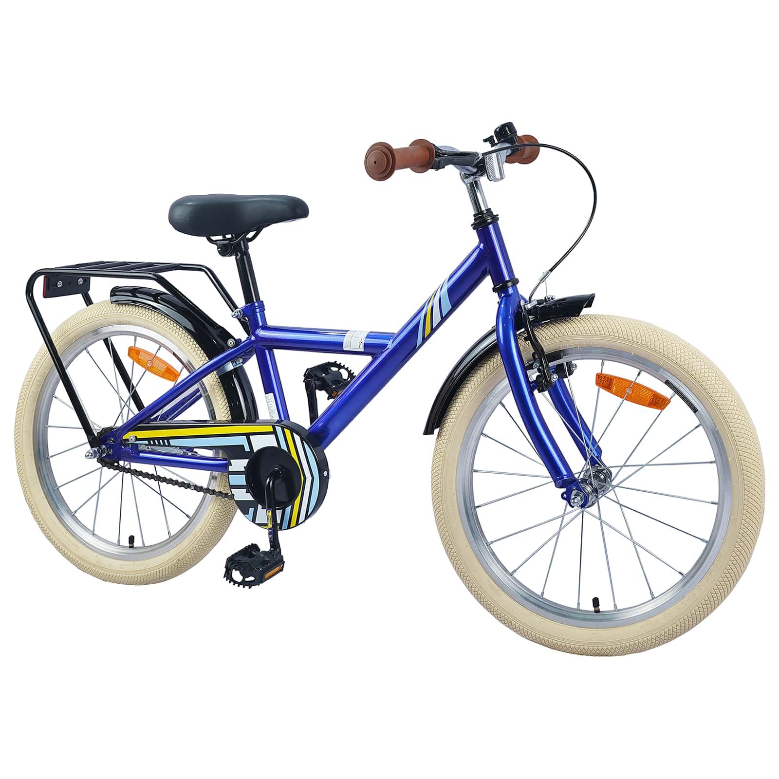 Children's Bicycle 18 Inch For 5-7-year-olds Dark Blue