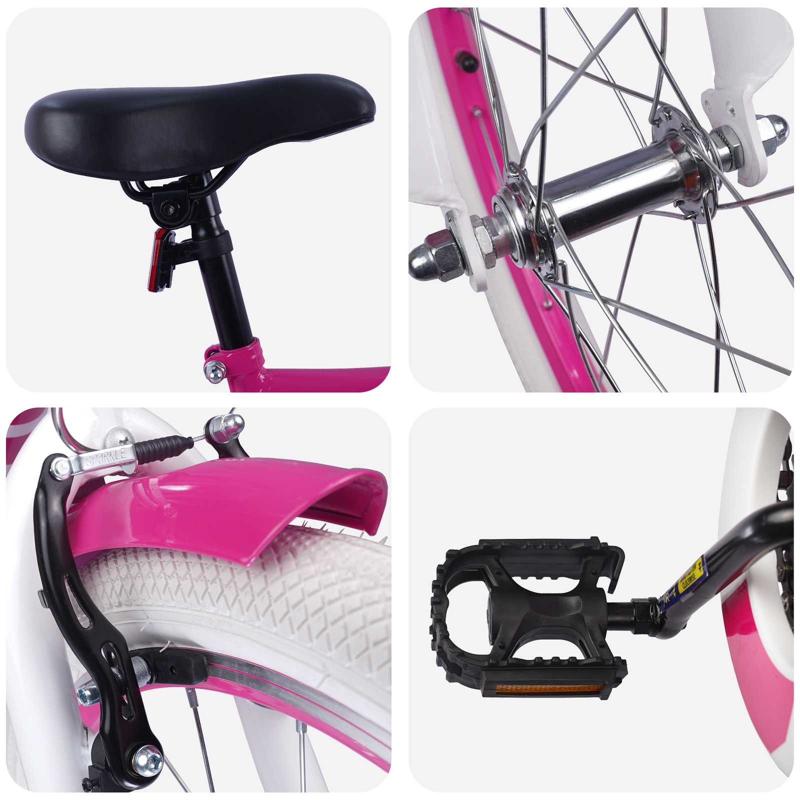 Kids Bike 20 Inch 6-11 Years Pink