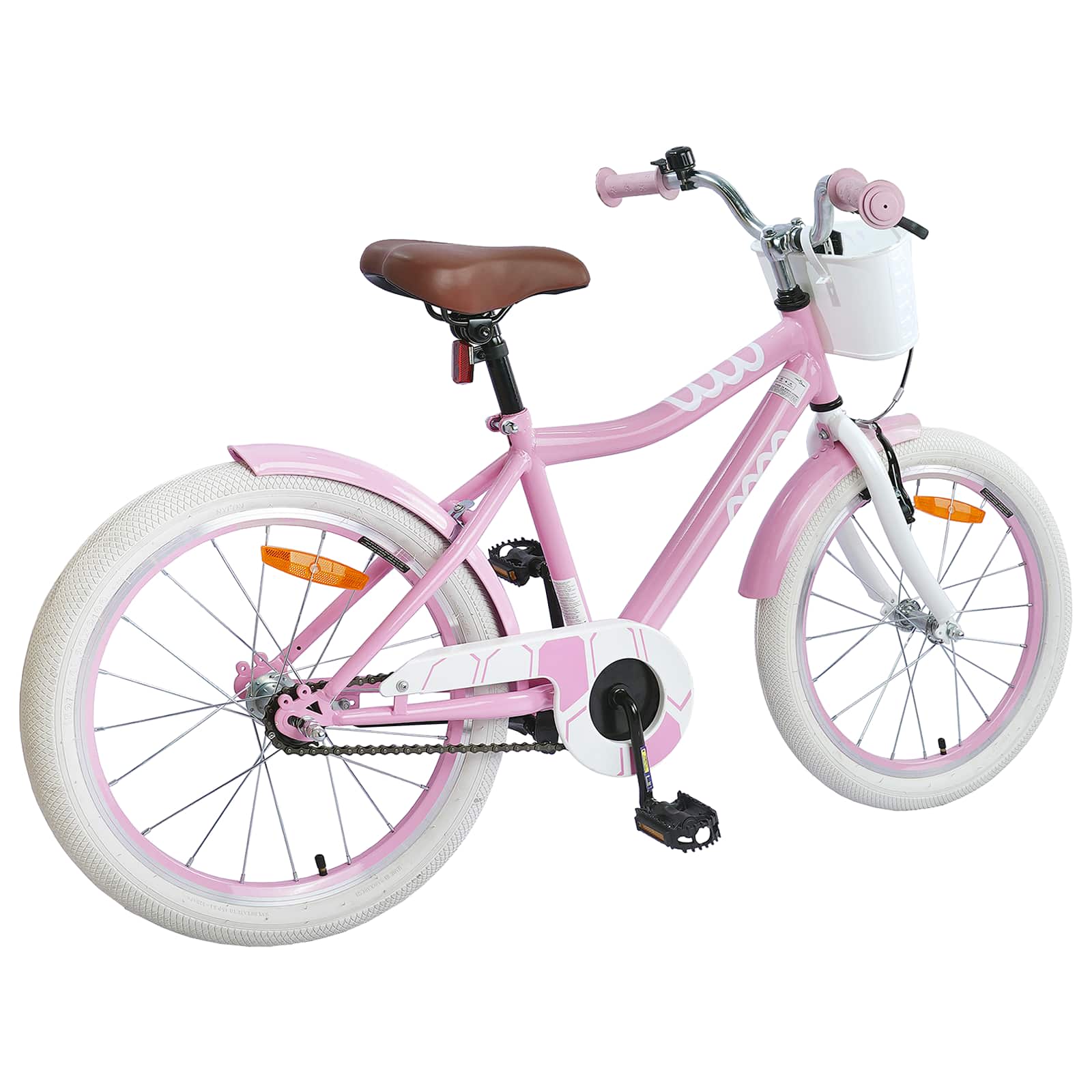 Kids' Bicycle 18 Inch for 5–7 year olds Light Pink