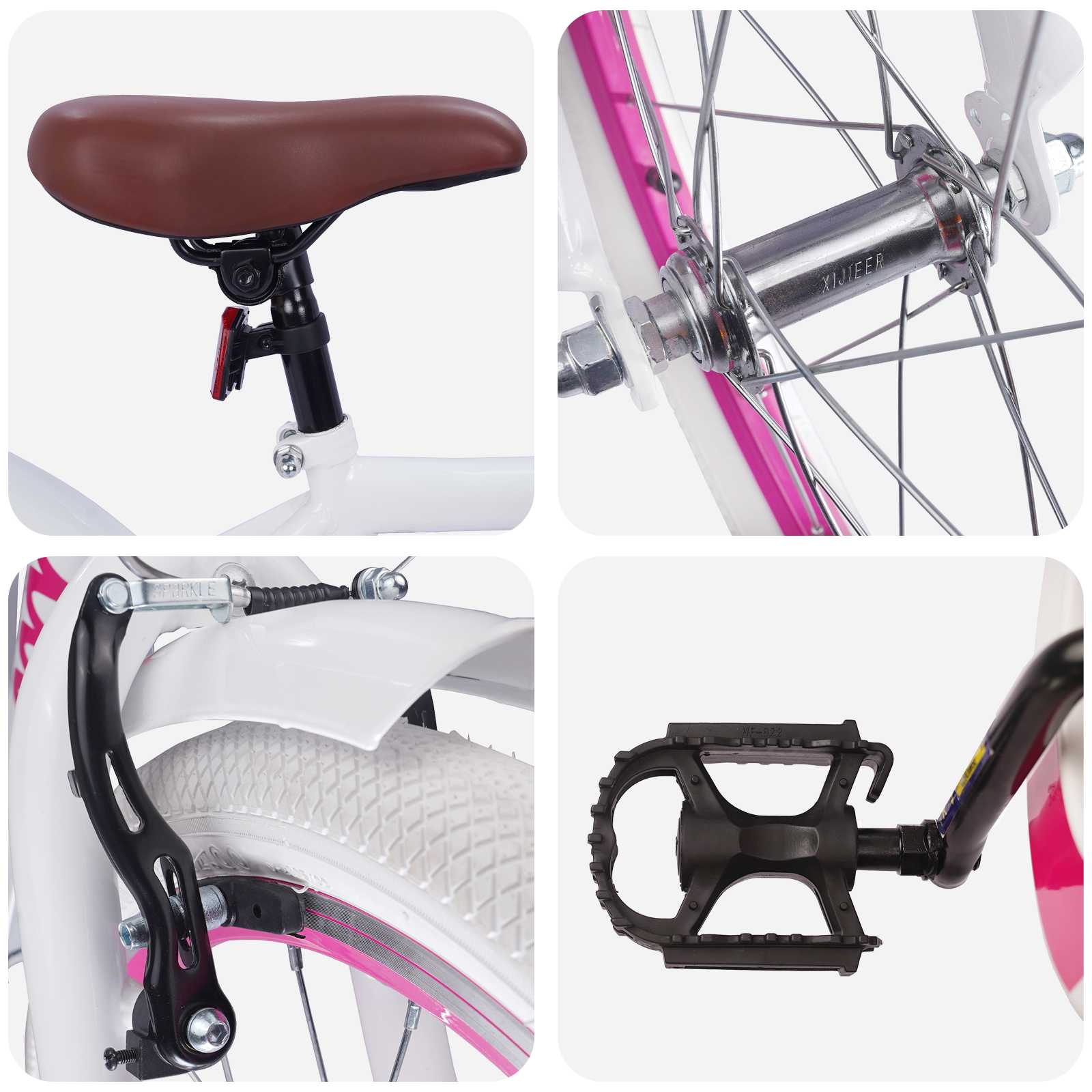 Children's Bicycle 20 Inch 6-11 years old White