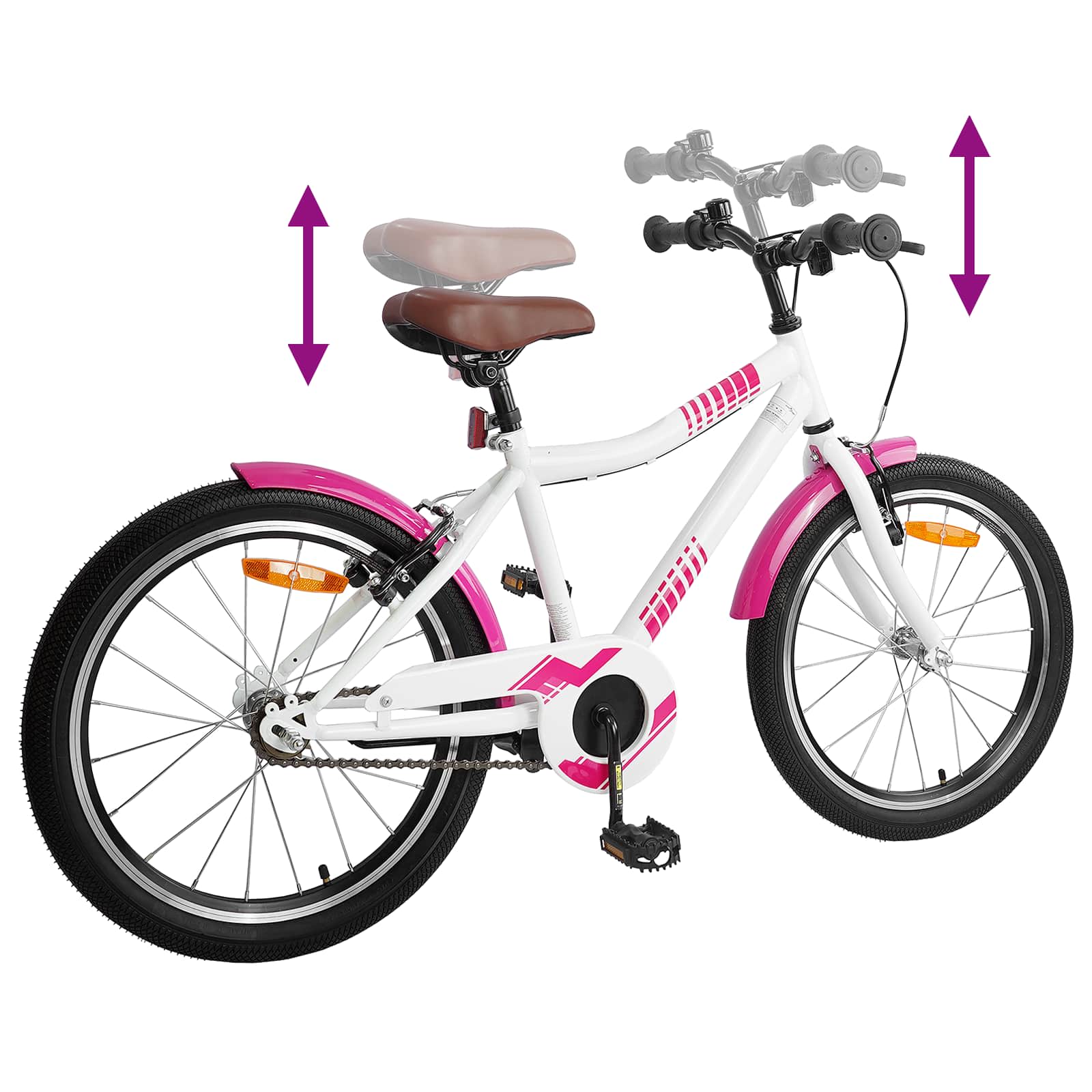 Kids Bike 20 Inch 6-11 Years Pink
