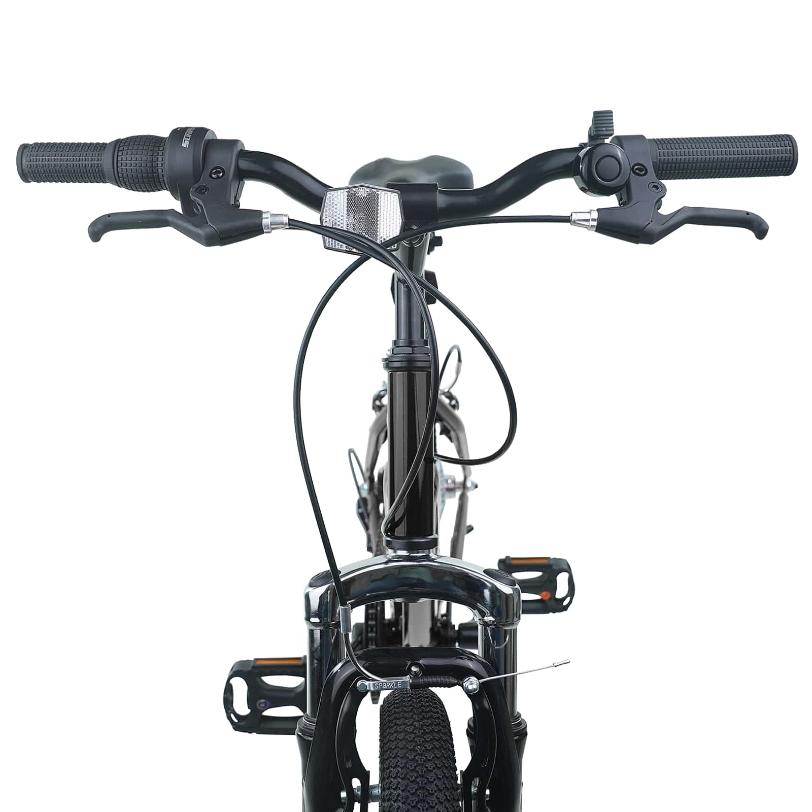 Vaikų Dviratis 24 Colių 6-Speed 8-12 metų Juoda