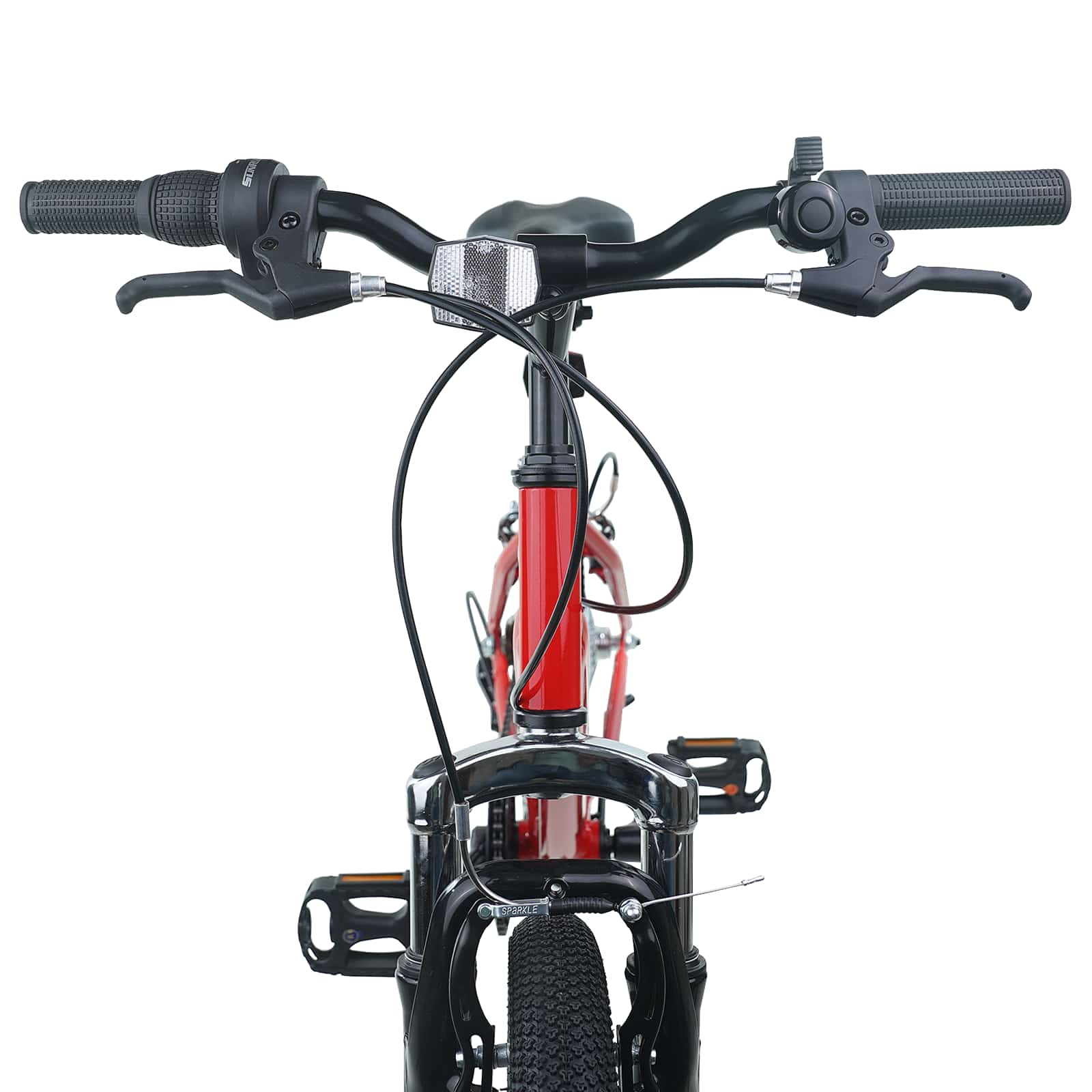 Vaikų Dviratis 24 Colių 6-Speed 8-12 metų Raudona