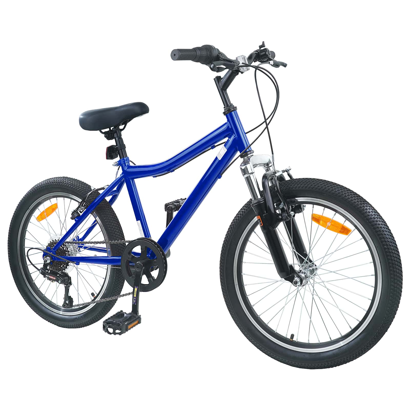 Vaikų Dviratis 24 Colių 6-Speed 8-12 metų Tamsiai mėlyna