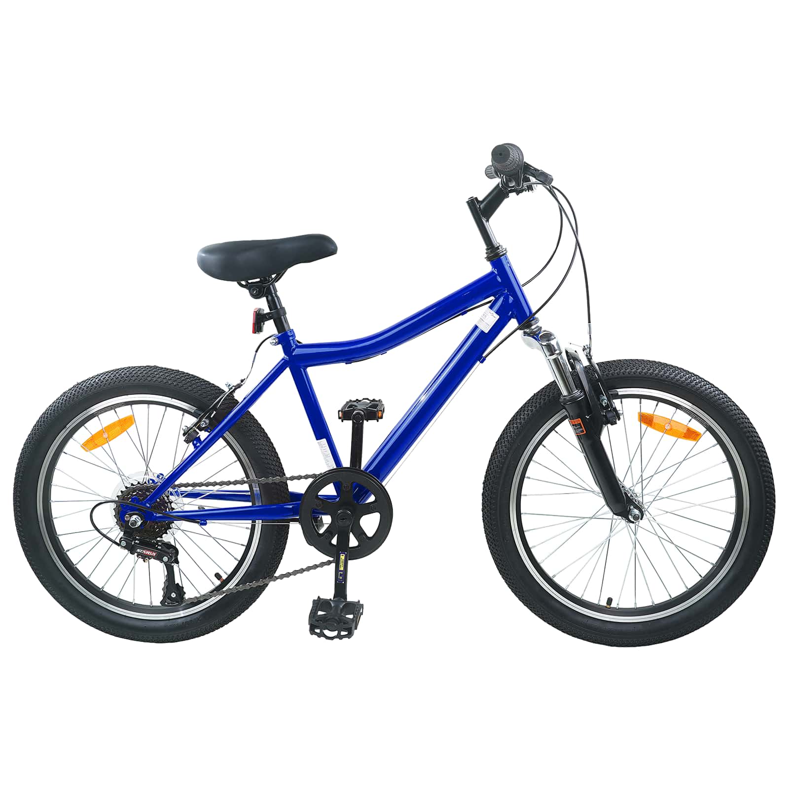 Vaikų Dviratis 24 Colių 6-Speed 8-12 metų Tamsiai mėlyna