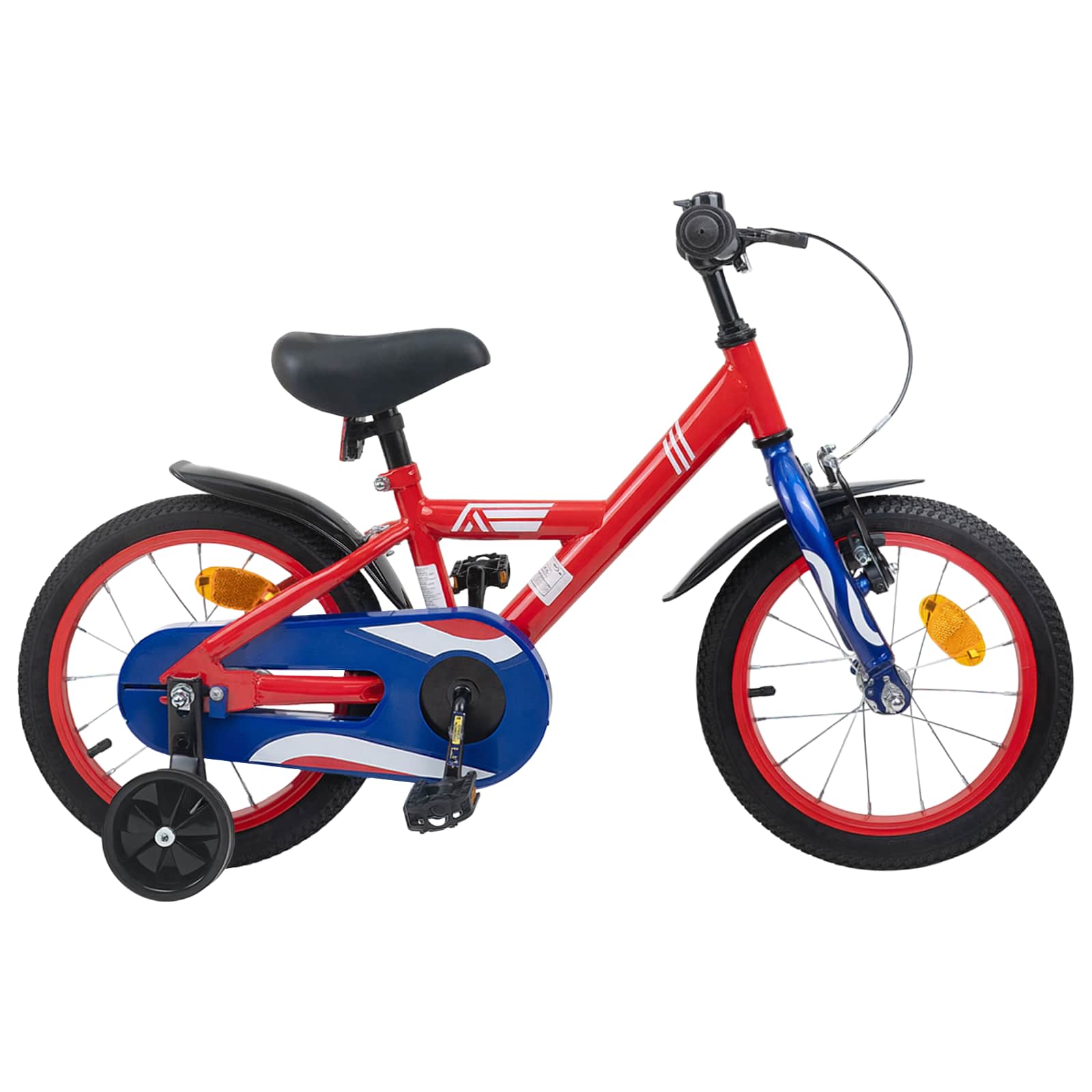 Vaikų Dviratis 16 Colių skirta 4-6 metų vaikams Raudona