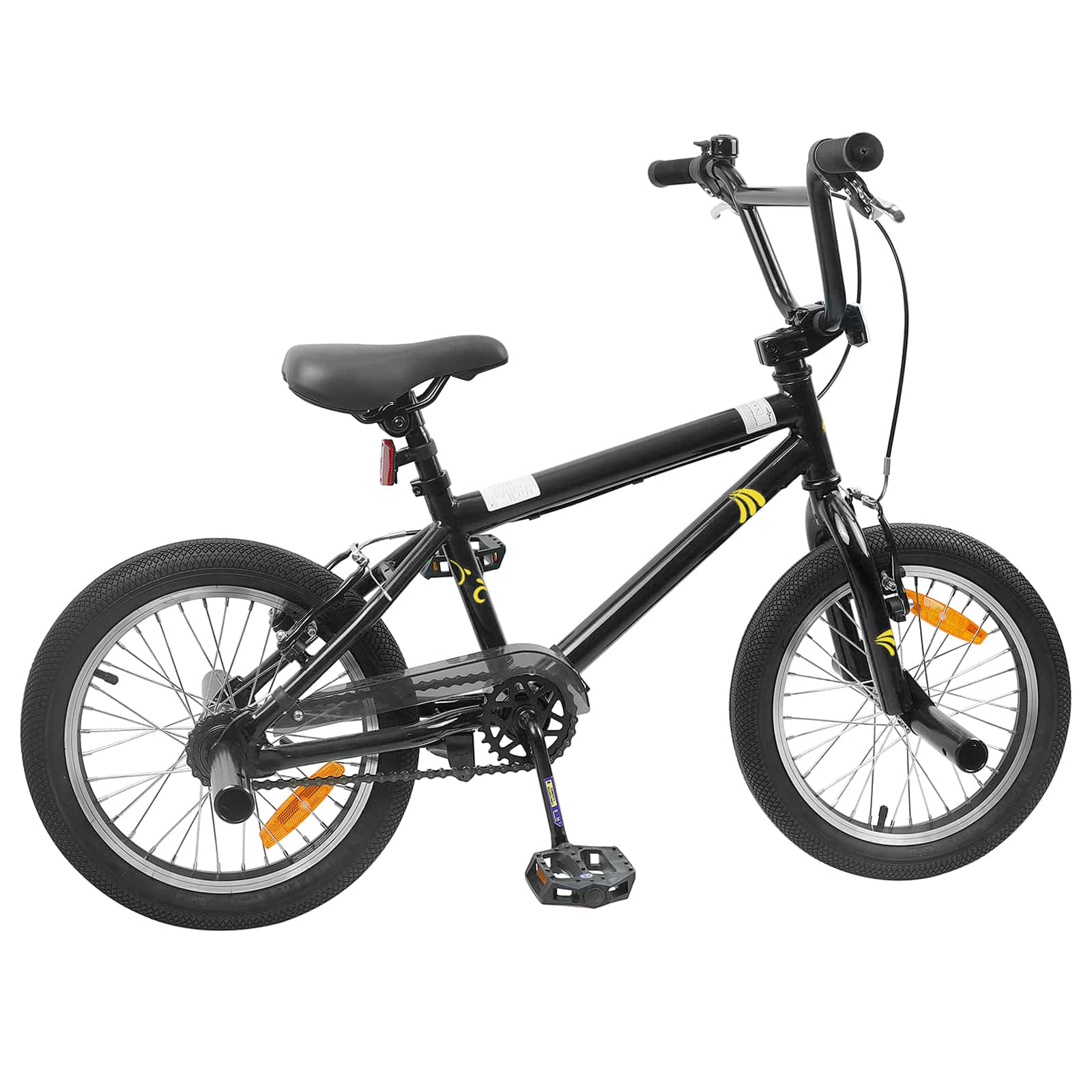 BMX Dviratis 20 Colių skirta vyresniems nei 9 metų Juoda
