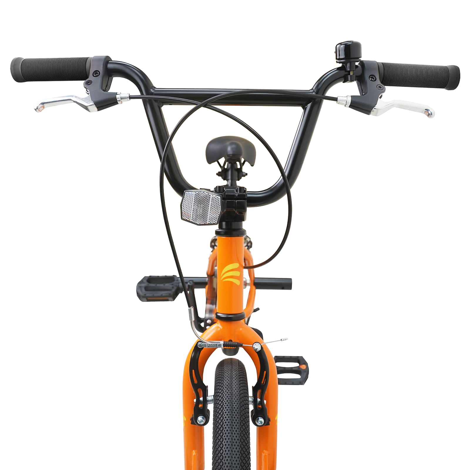 BMX Dviratis 20 Colių skirta vyresniems nei 9 metų Oranžinė