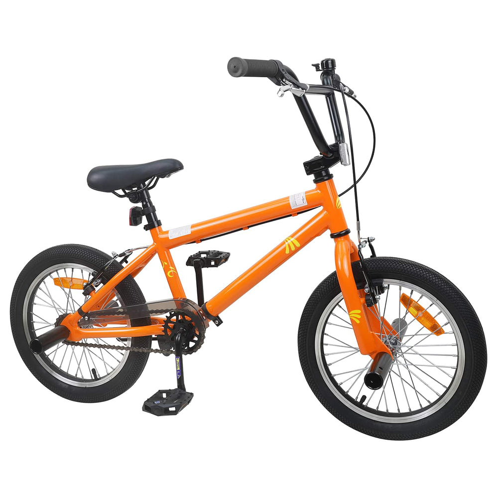 BMX Dviratis 20 Colių skirta vyresniems nei 9 metų Oranžinė