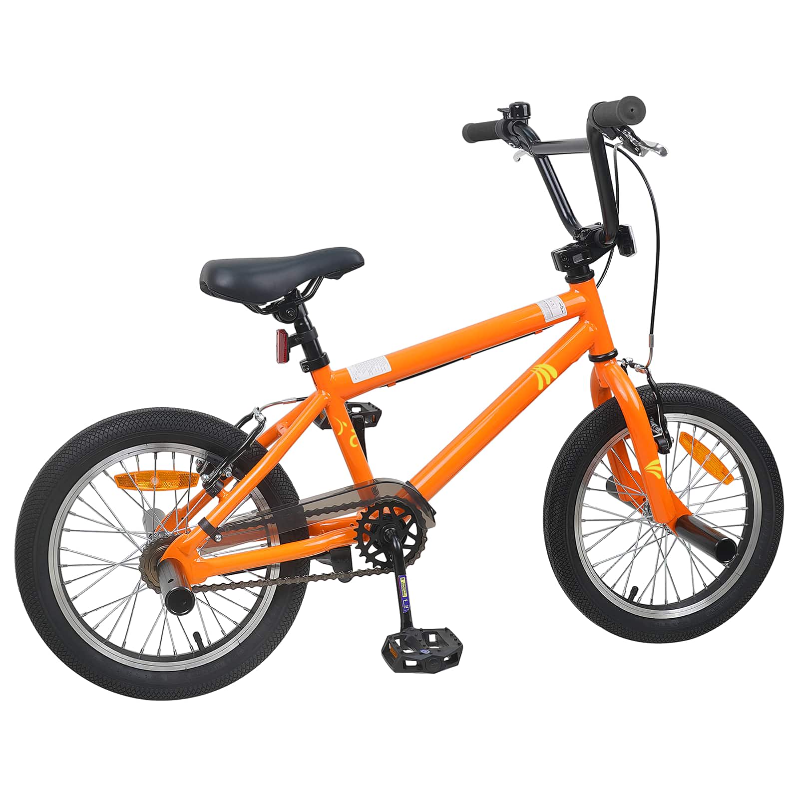 BMX Dviratis 20 Colių skirta vyresniems nei 9 metų Oranžinė