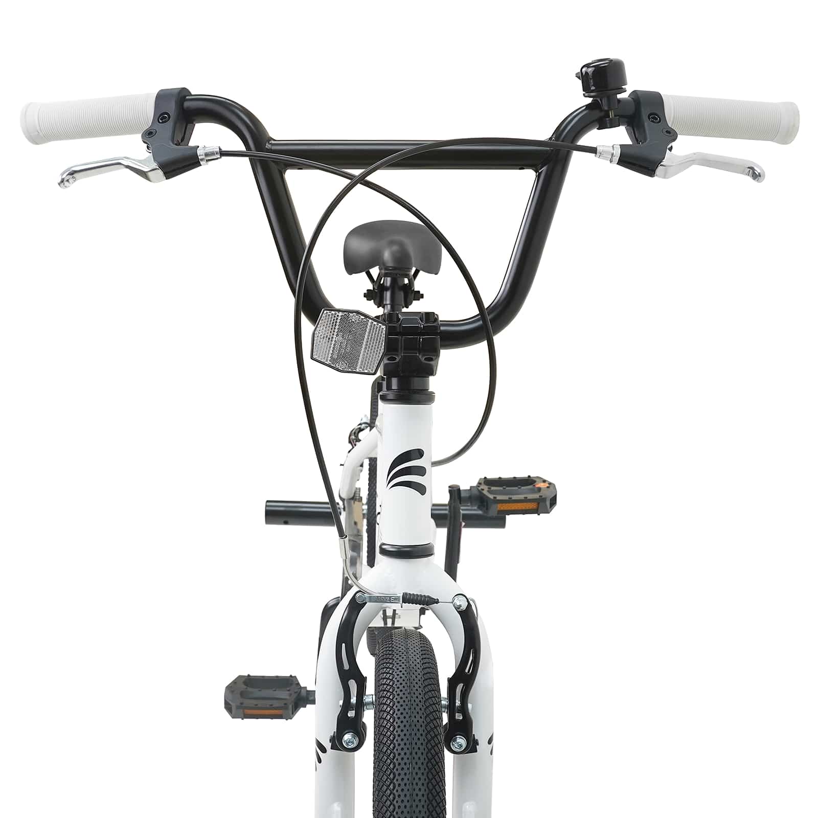 BMX Dviratis 20 Colių skirta vyresniems nei 9 metų Balta
