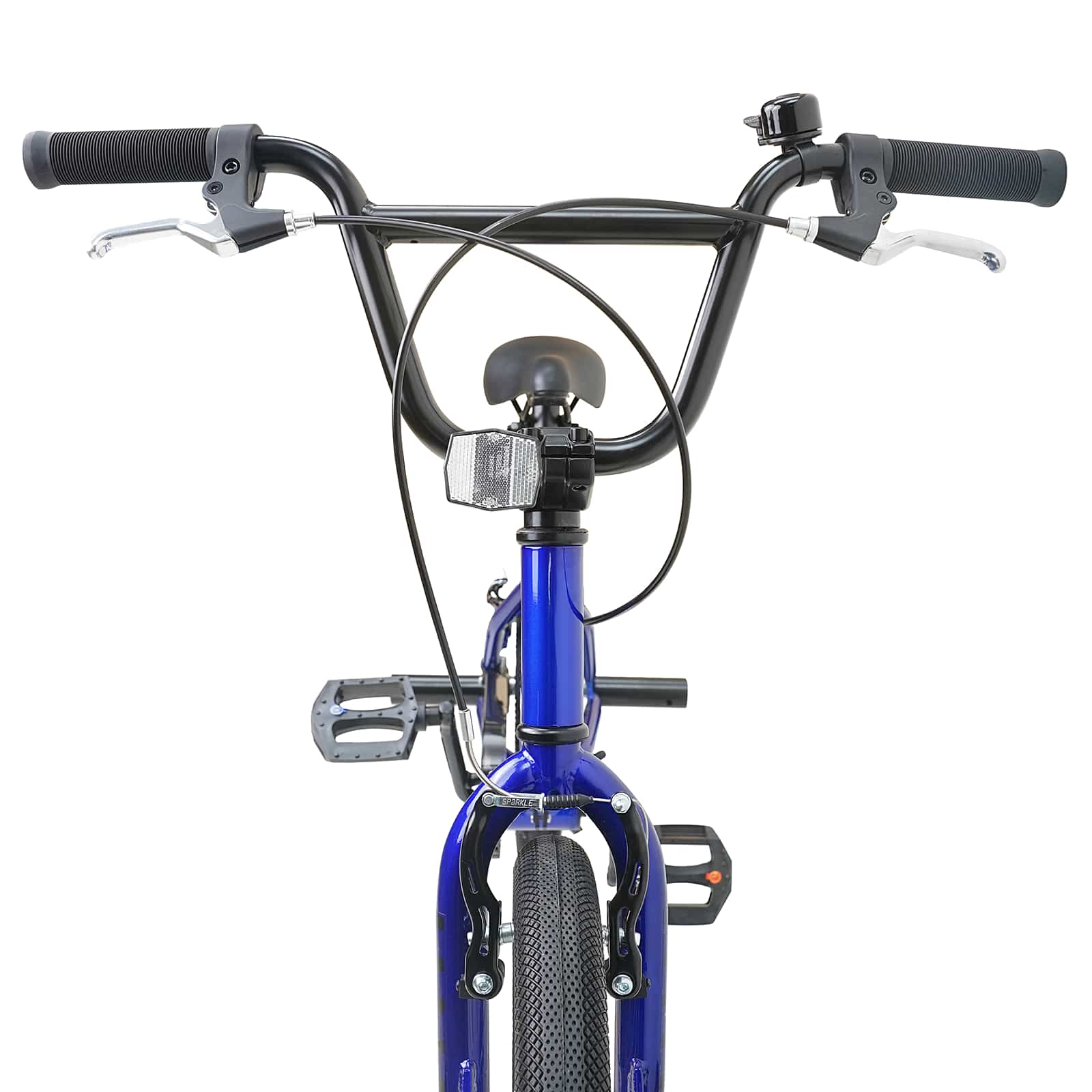 BMX Dviratis 16 Colių 5-8 metų amžiaus Tamsiai mėlyna