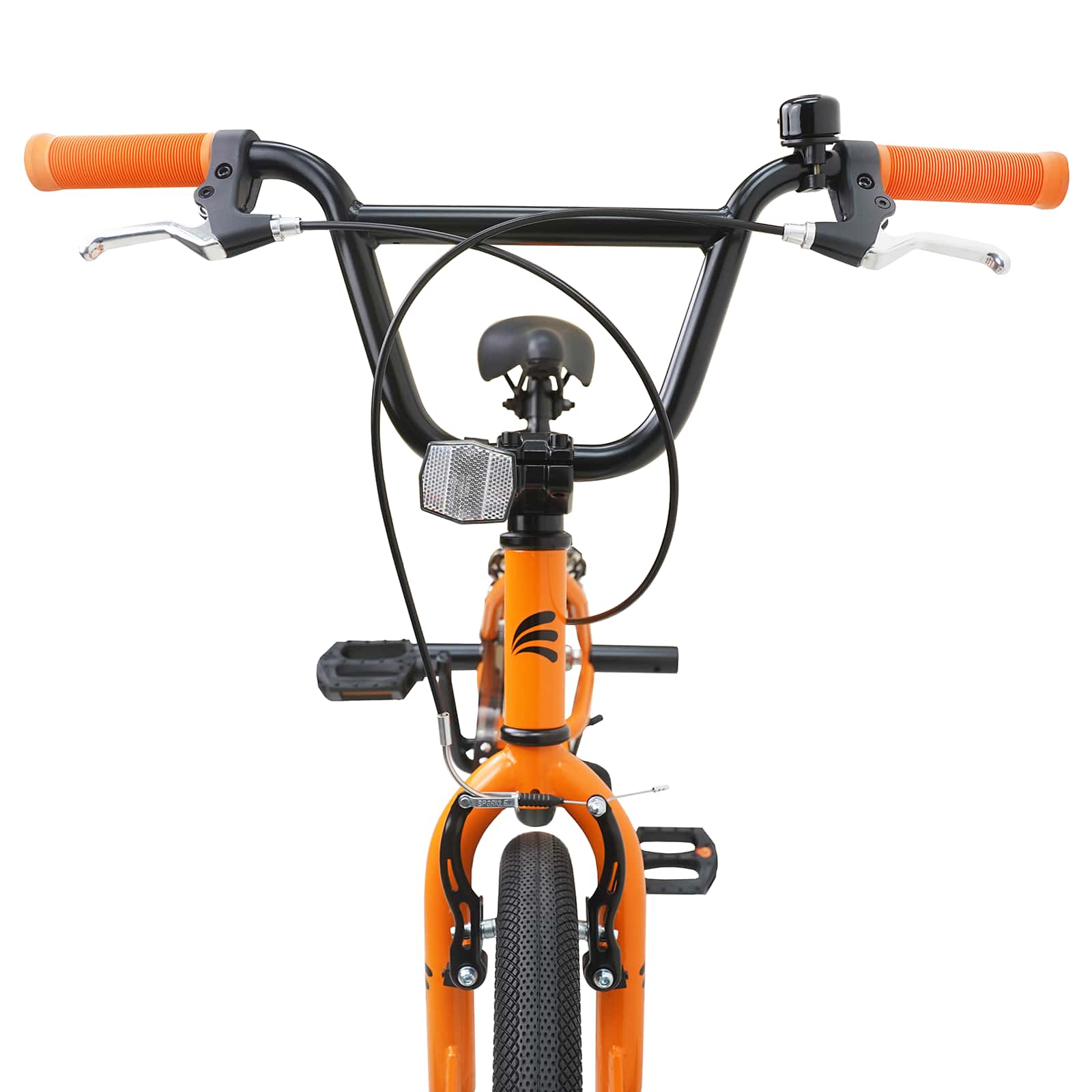 BMX Dviratis 20 Colių skirta vyresniems nei 9 metų Oranžinė