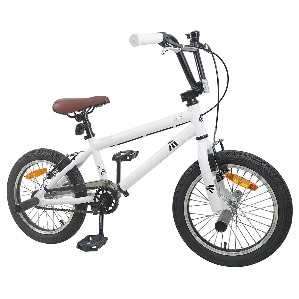 BMX Dviratis 20 Colių skirta vyresniems nei 9 metų Balta
