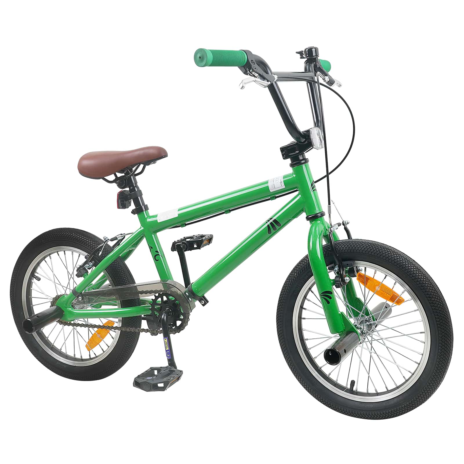 BMX Dviratis 20 Colių skirta vyresniems nei 9 metų Žalia