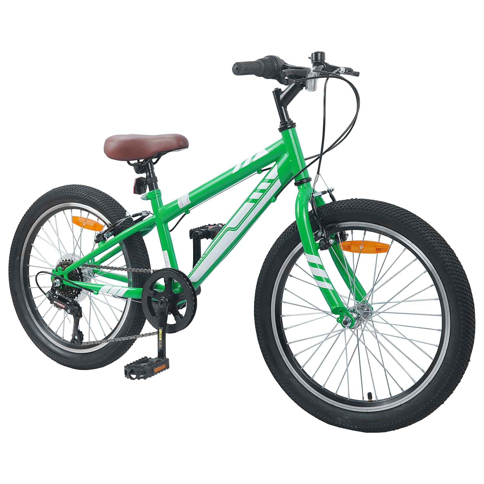 Mountain Bike 24 Inch 6-Speed 8-12 Years Green