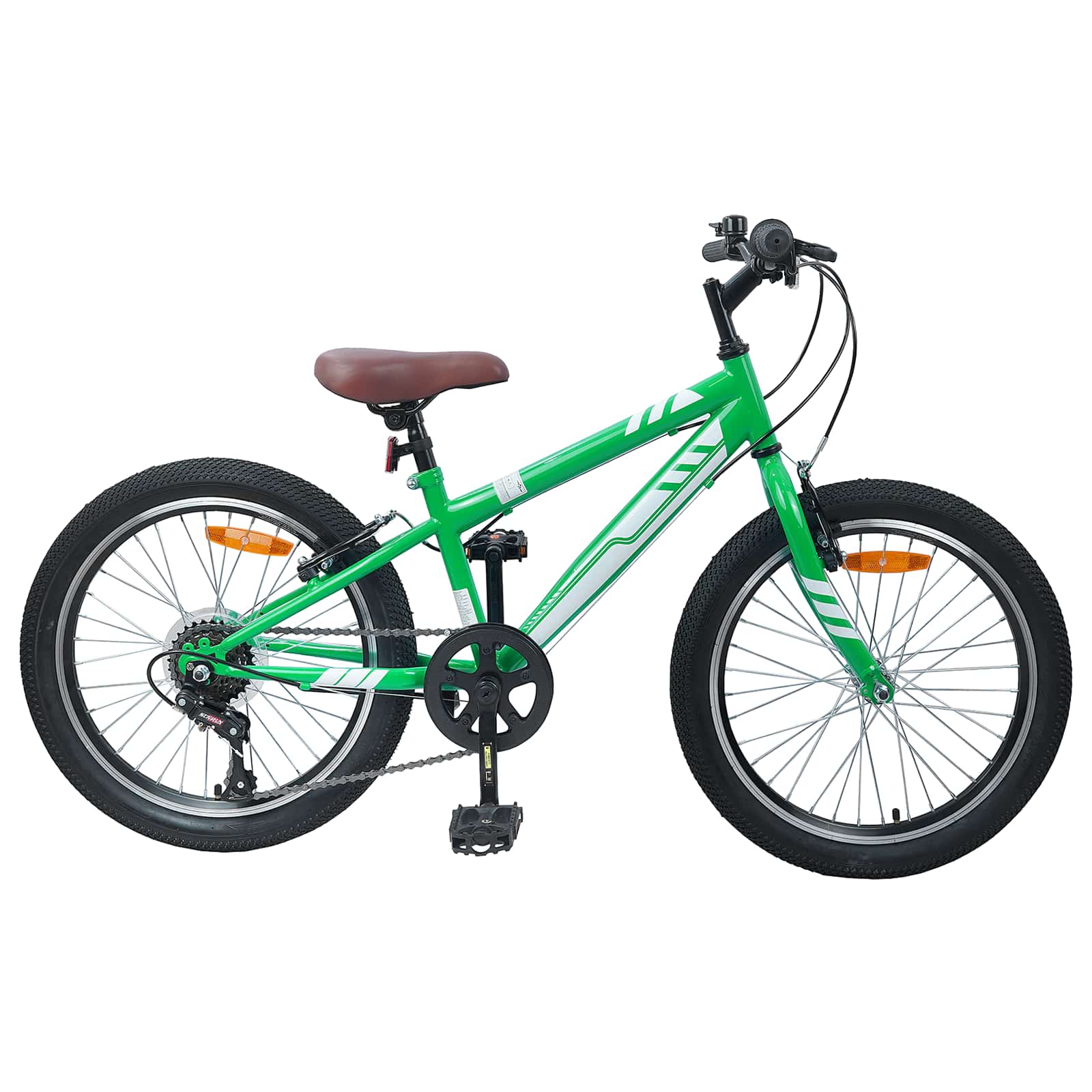 Mountain Bike 24 Inch 6-Speed 8-12 Years Green