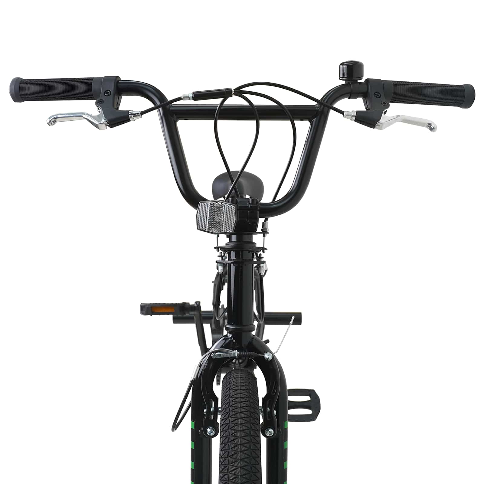 BMX Dviratis 20 Colių skirta vyresniems nei 9 metų Juoda