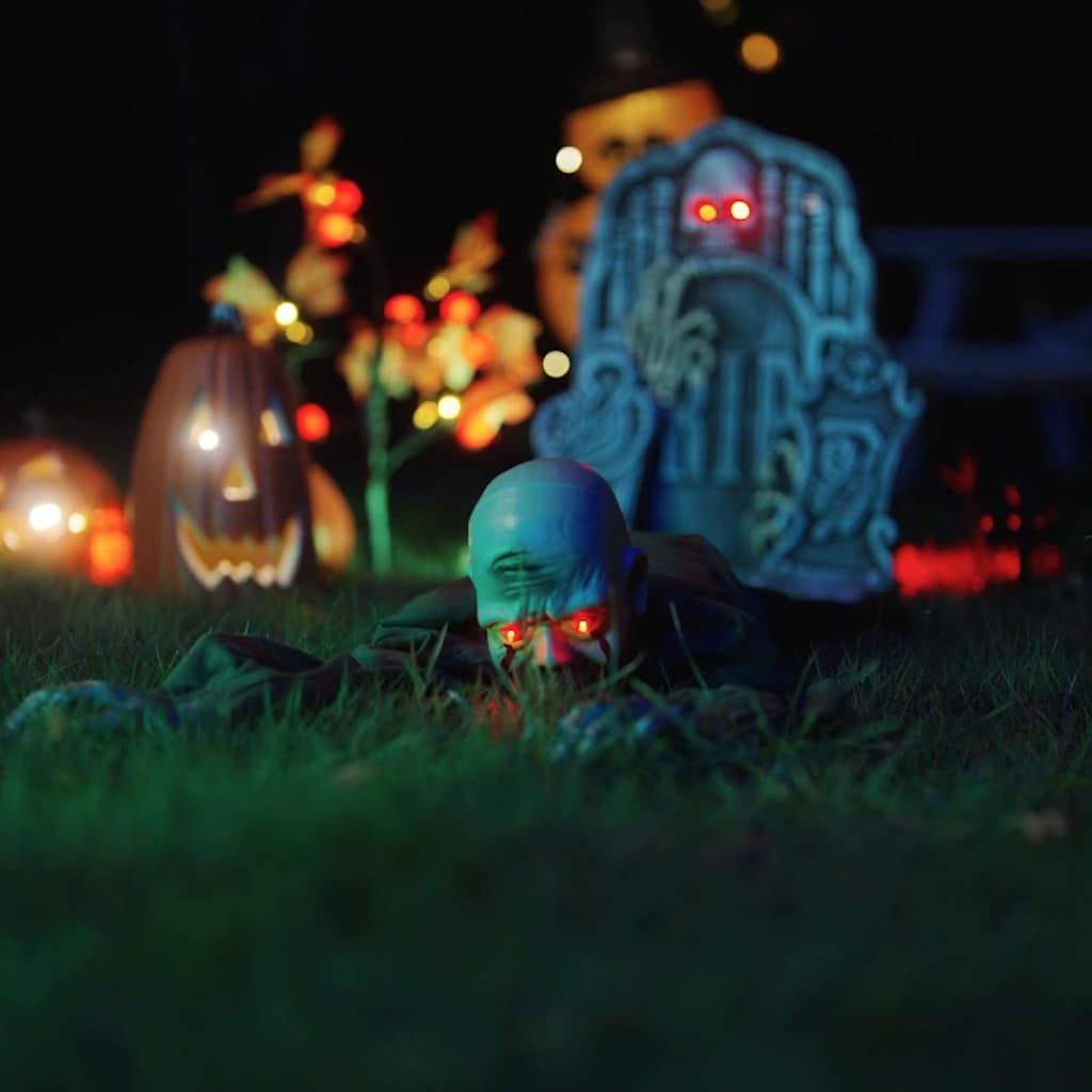 Helovino dekoracija zombis SPOOKA Žalia 110 x 50 x 21 cm