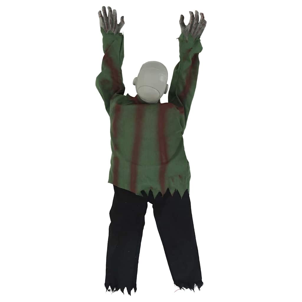 Helovino dekoracija zombis SPOOKA Žalia 110 x 50 x 21 cm