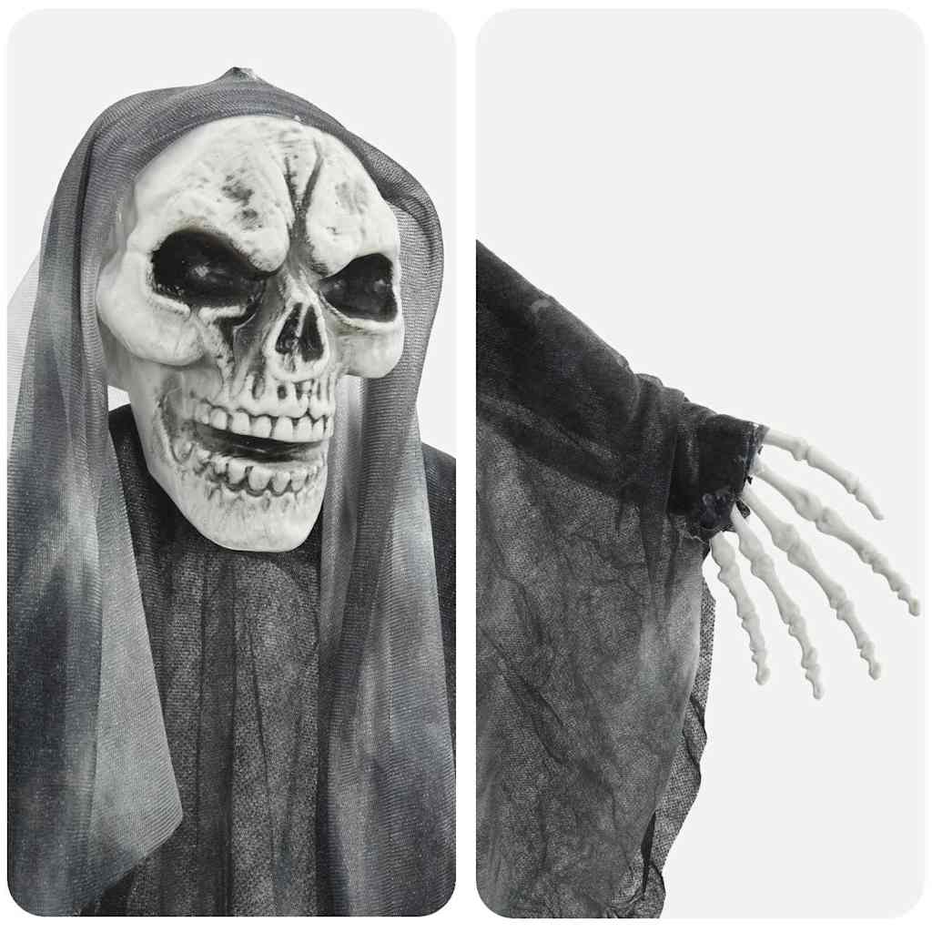 Helovino Kabančios Ghost 3 vnt. Juoda 66 x 110 cm Poliesteris