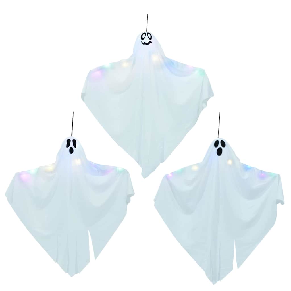 Helovino Kabančios Ghost 3 vnt. Balta 52 x 62 cm Poliesteris