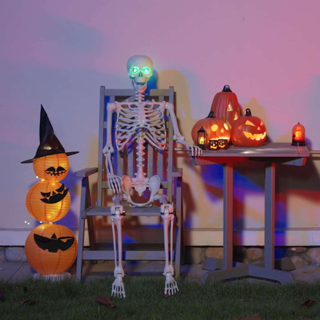 Helovino Skeleton Balta 155 x 38.5 cm Plastmasė