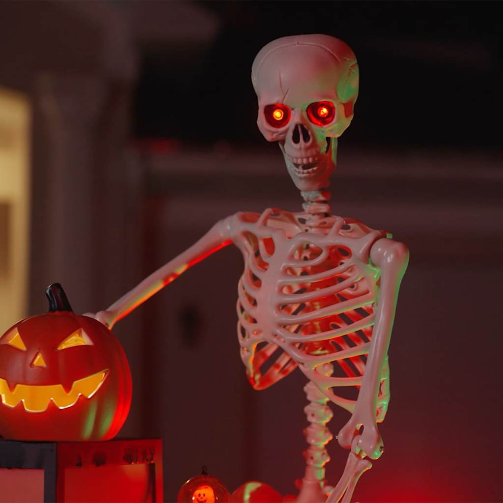 Helovino Skeleton Balta 155 x 38.5 cm Plastmasė