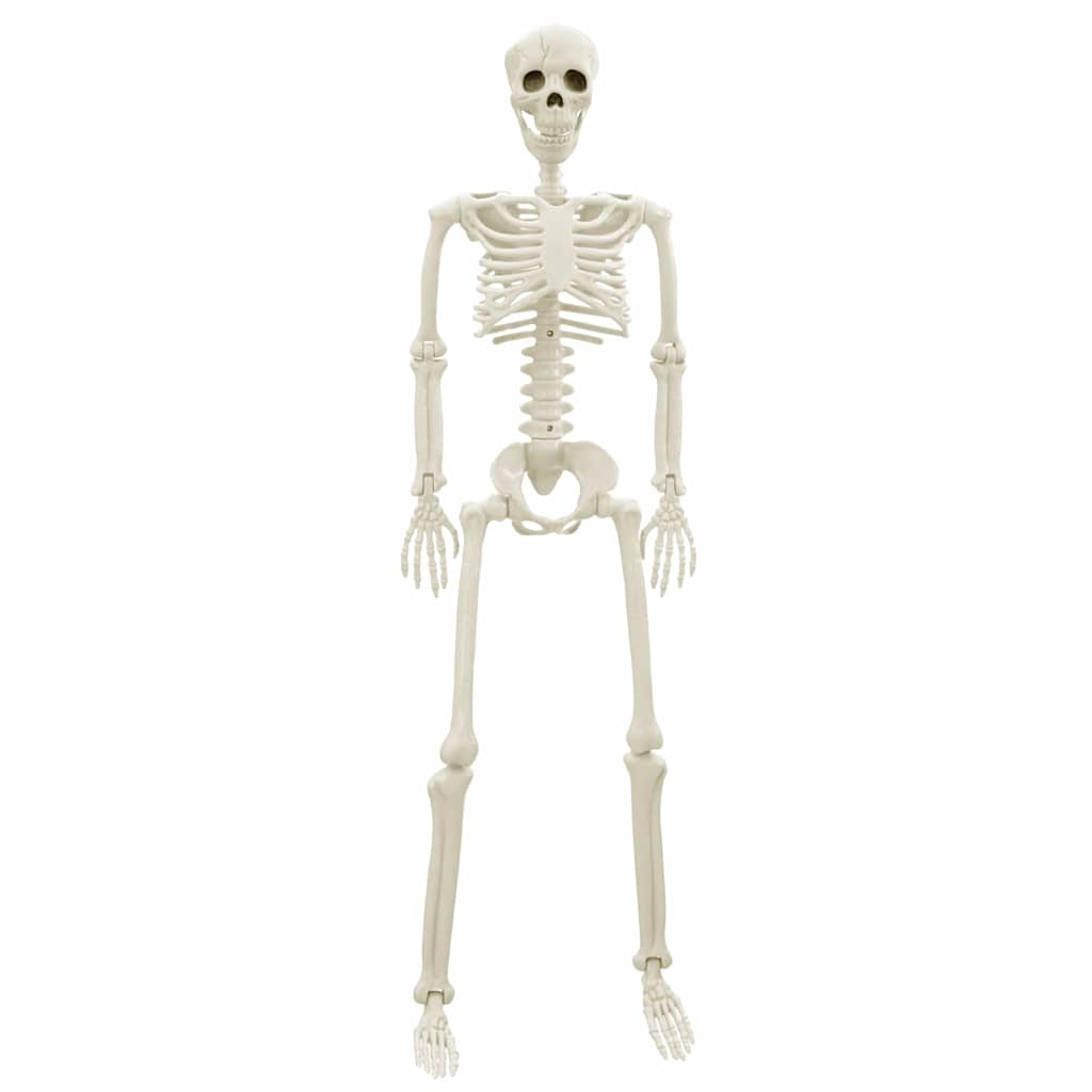 Helovino skeletas EVERGREEN SNOW, 2 vnt. Balta 85 cm.